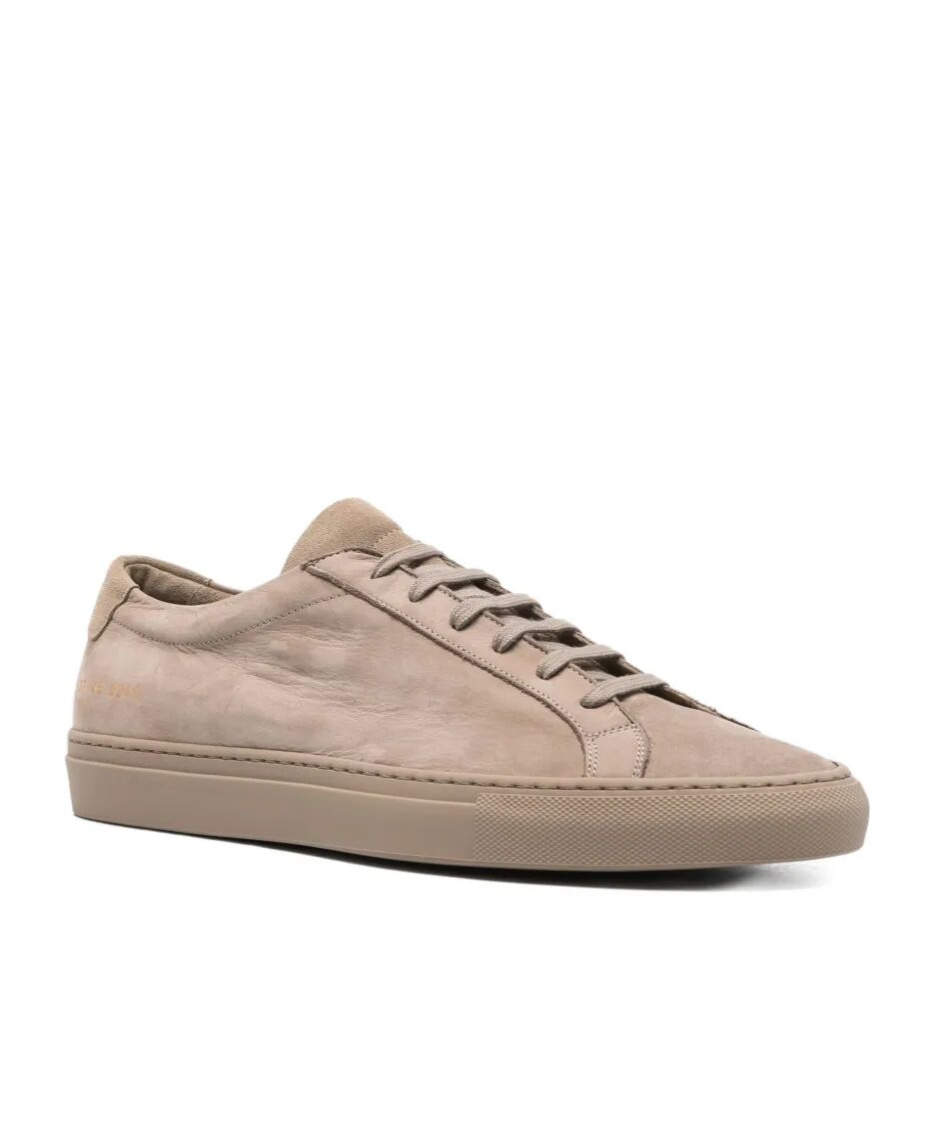 Common Projects Suede-leather Low-top Sneakers In Neutral