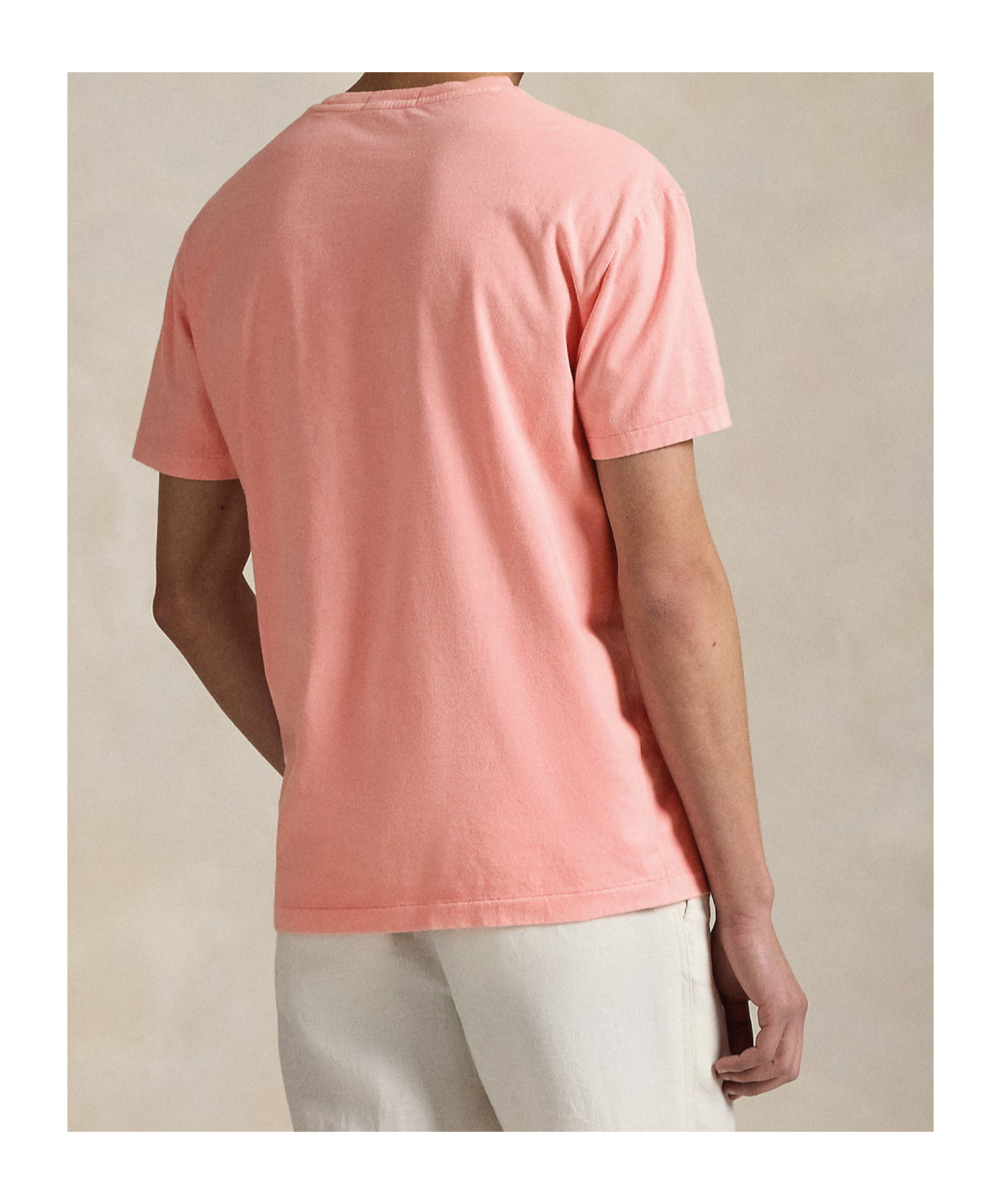 Polo Ralph Lauren Polo Pony Embroidered Crewneck T-shirt In Pink