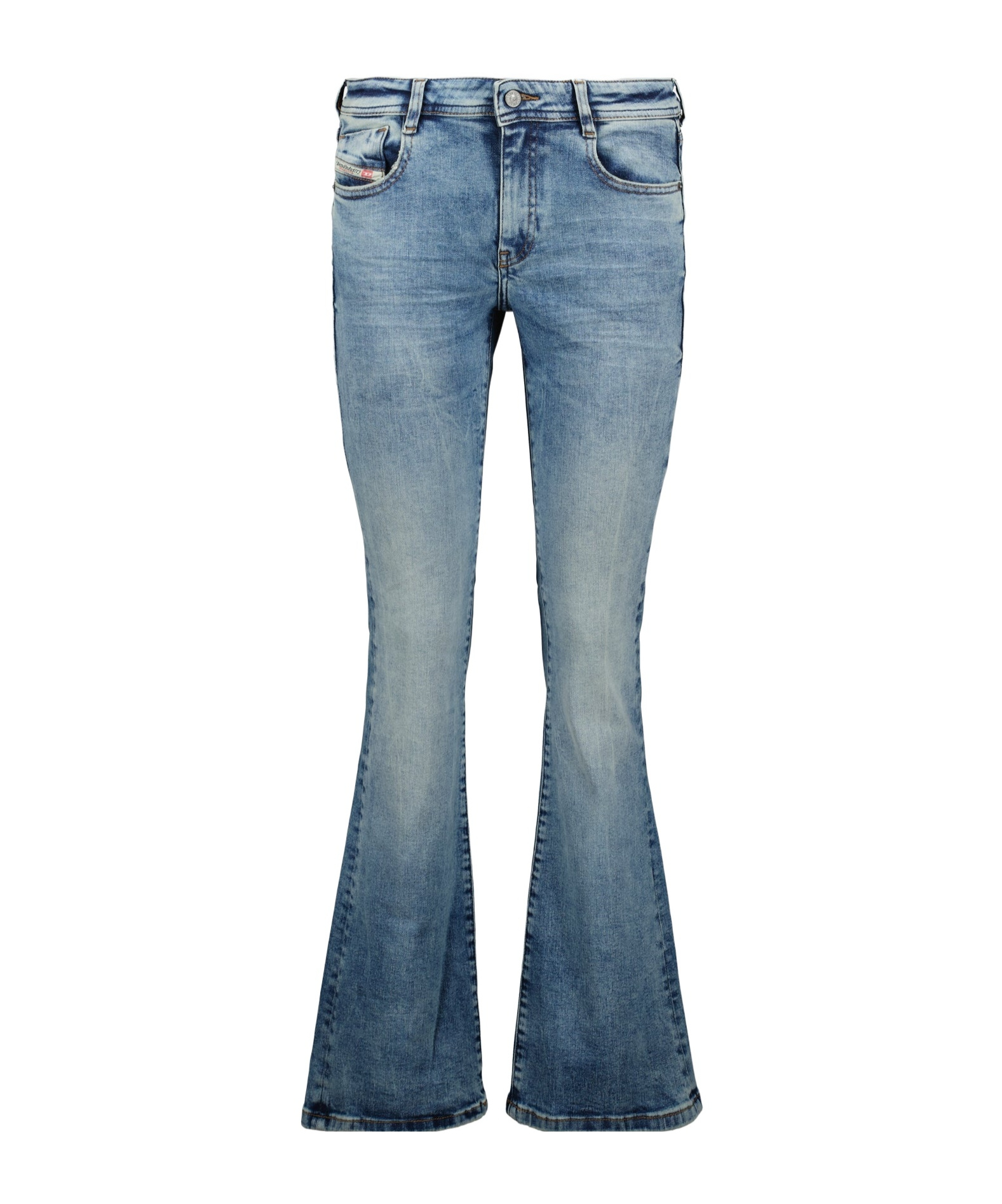 Diesel Belt-loop Jeans In Blue
