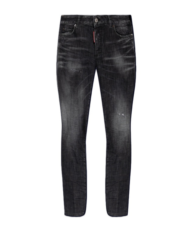 Dsquared2 Belt Loop Jeans In Black