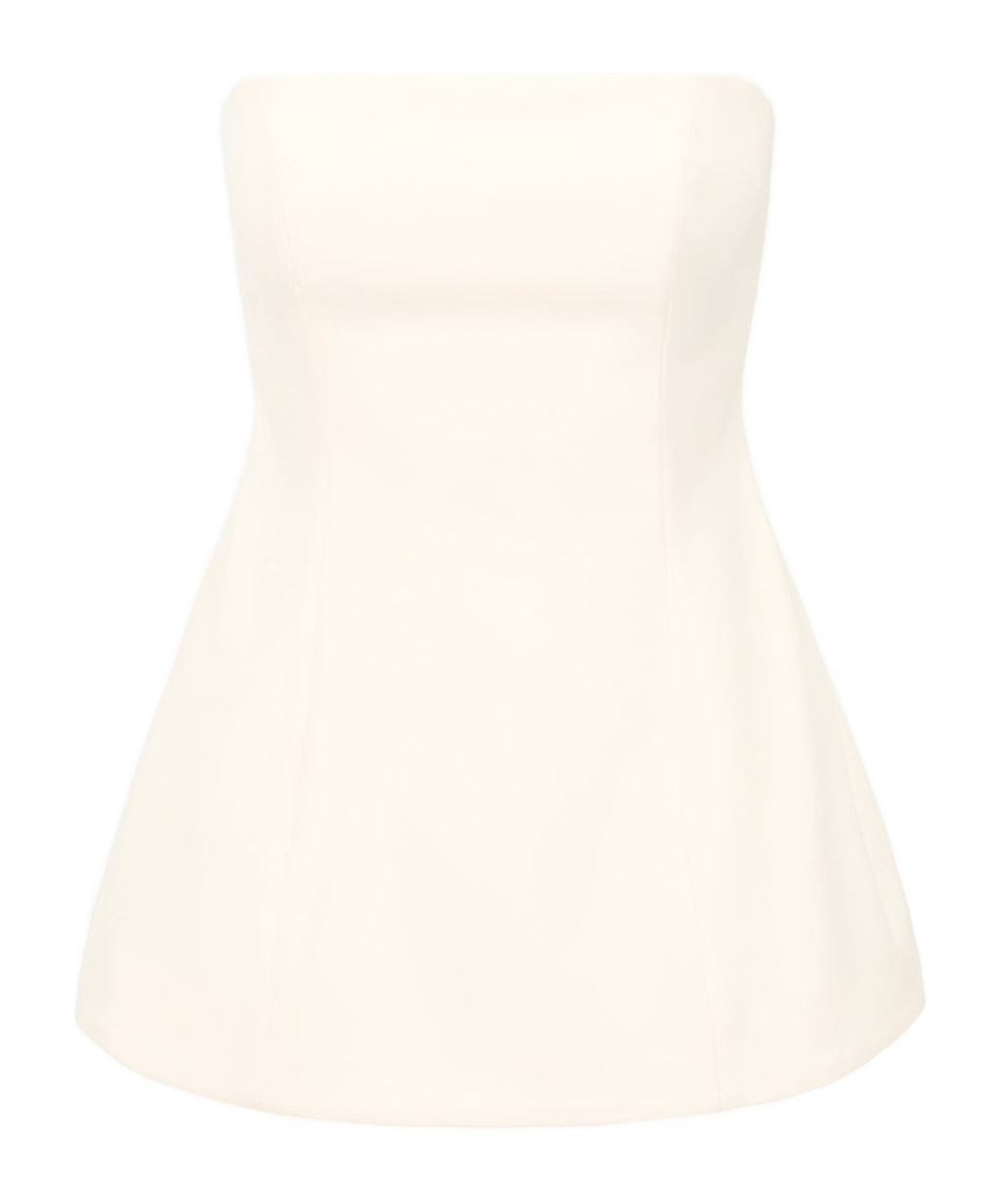 Staud Strapless Top In White