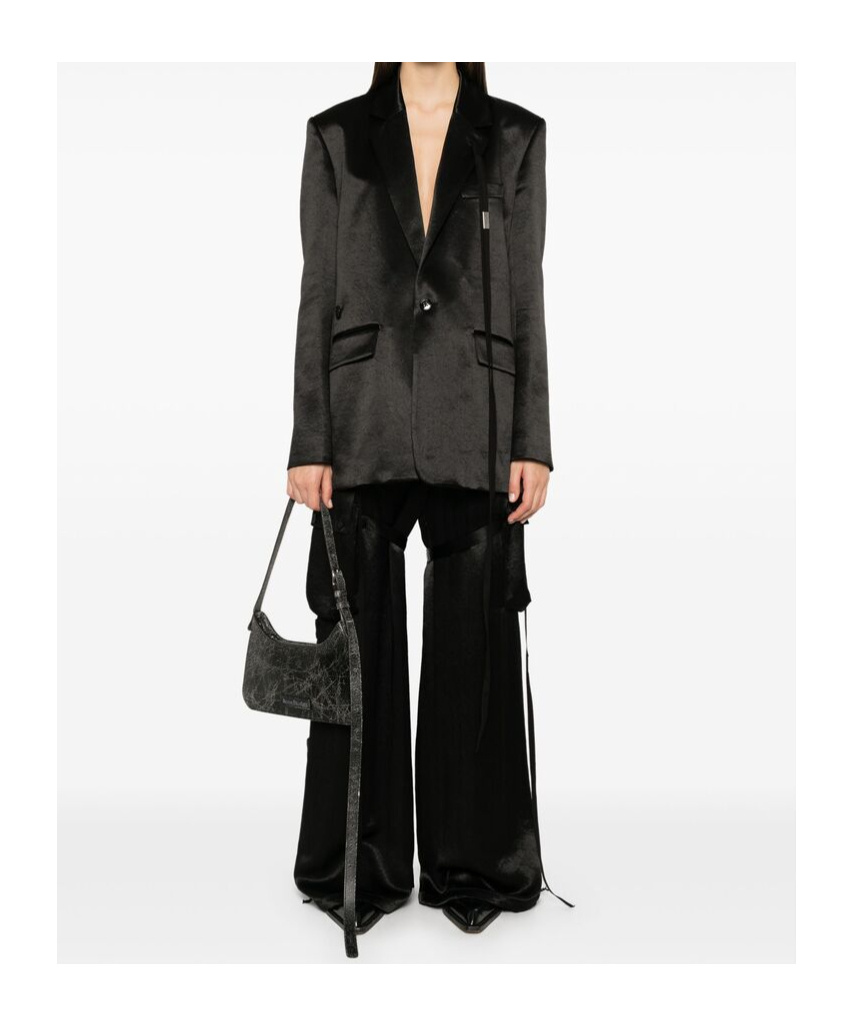Ann Demeulemeester Elin Blazer In Black