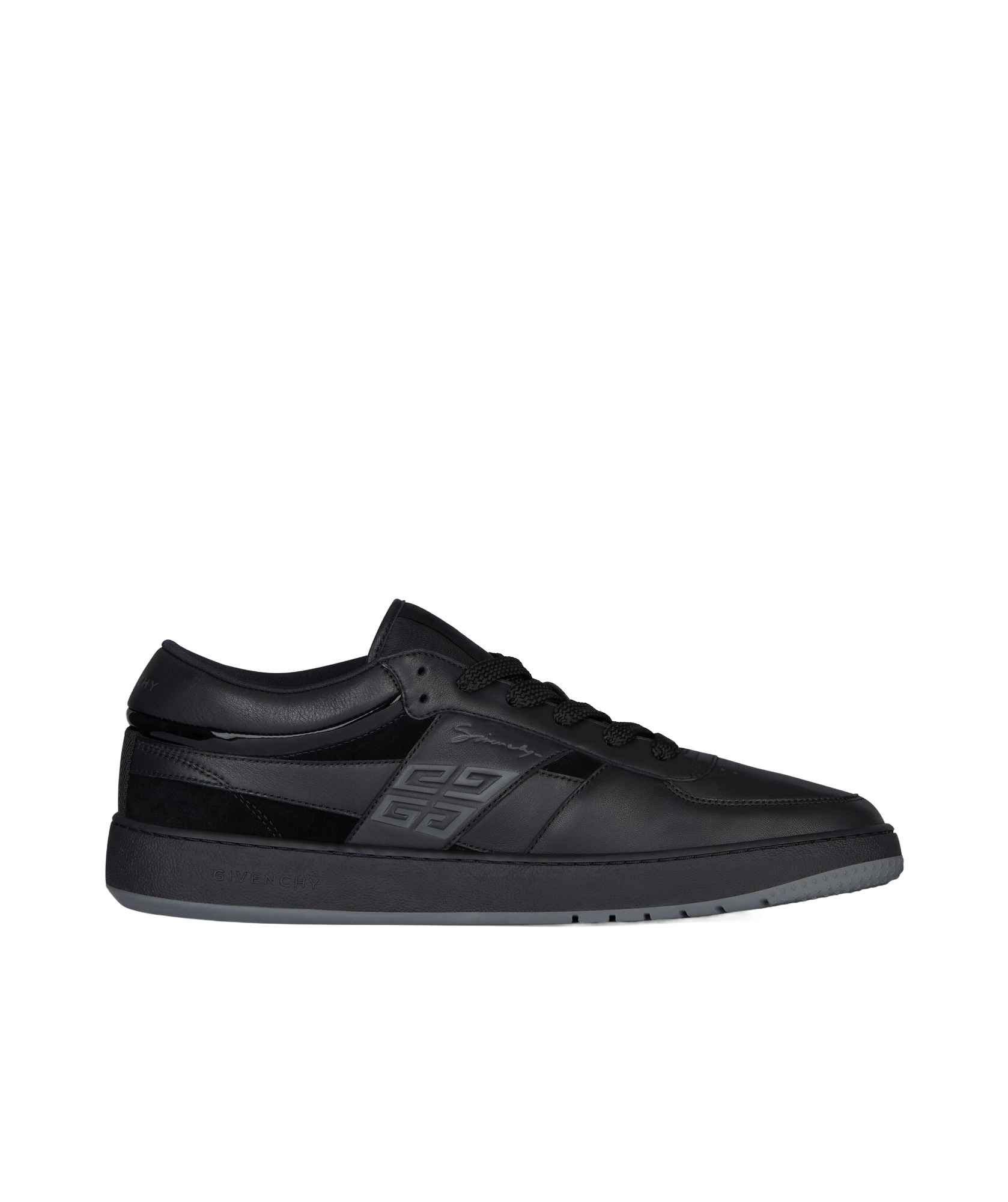 Givenchy G Move Low-top Sneakers In Calf Leather In Black