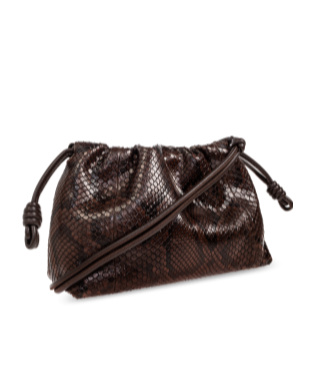 Loewe Small Cubi Anagram Jacquard Canvas And Leather Shoulder Bag In Black