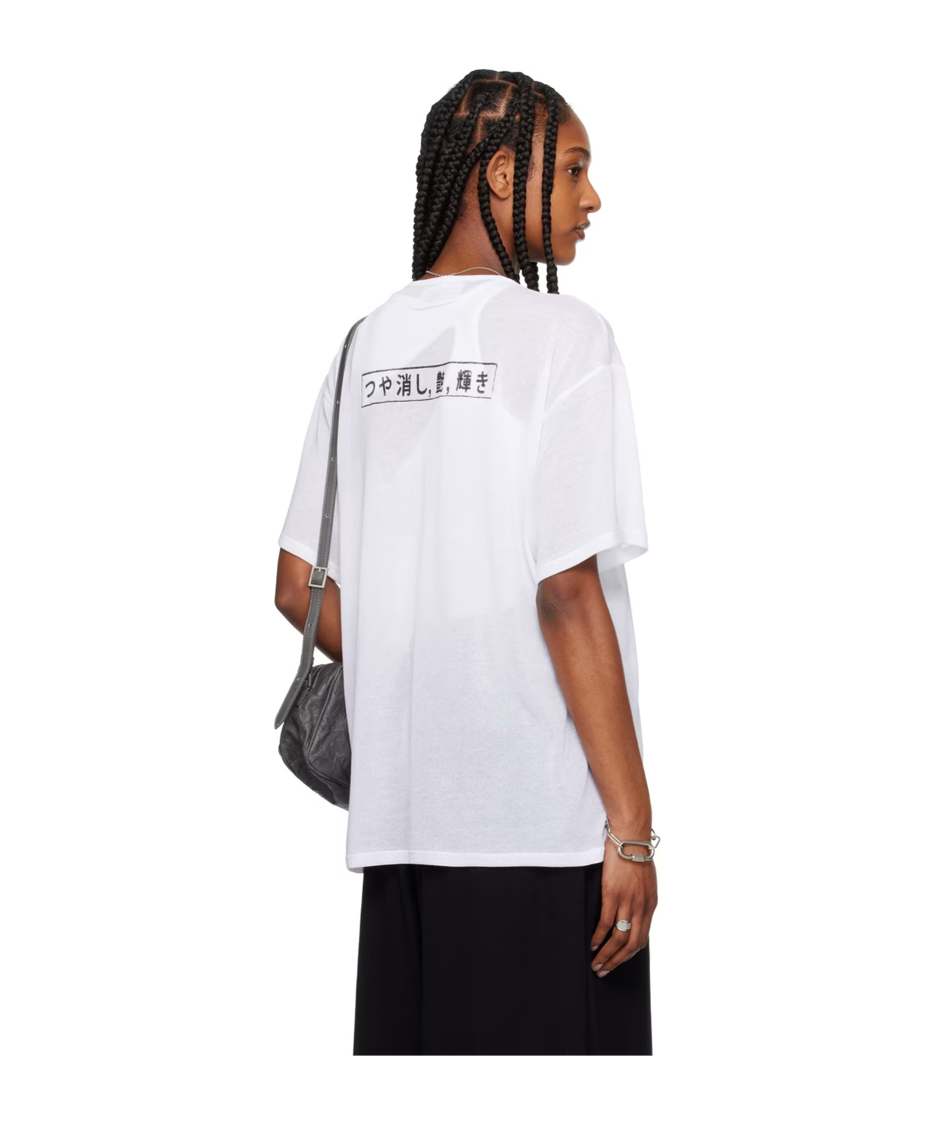 Mm6 Maison Margiela Slogan-print Cotton T-shirt In White