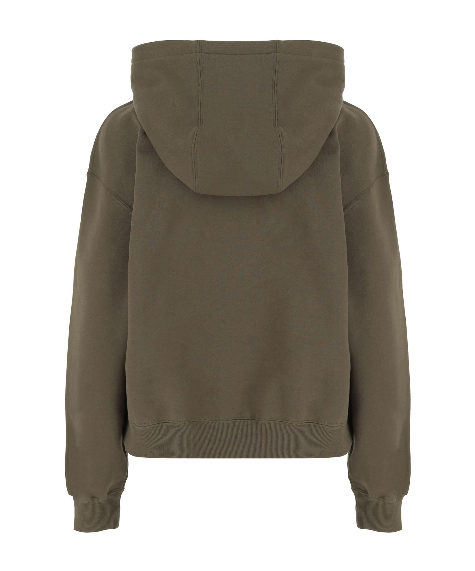 Saint Laurent Long-sleeved Sweater In Green