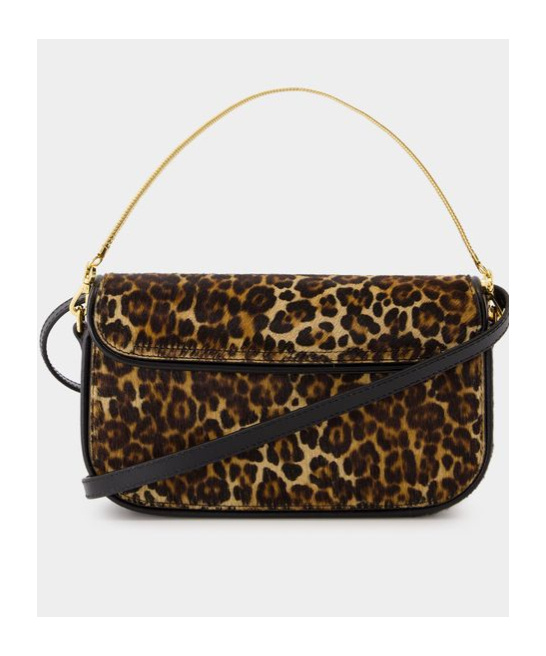 Apc Grace Leopard Printed Clutch Bag In Black