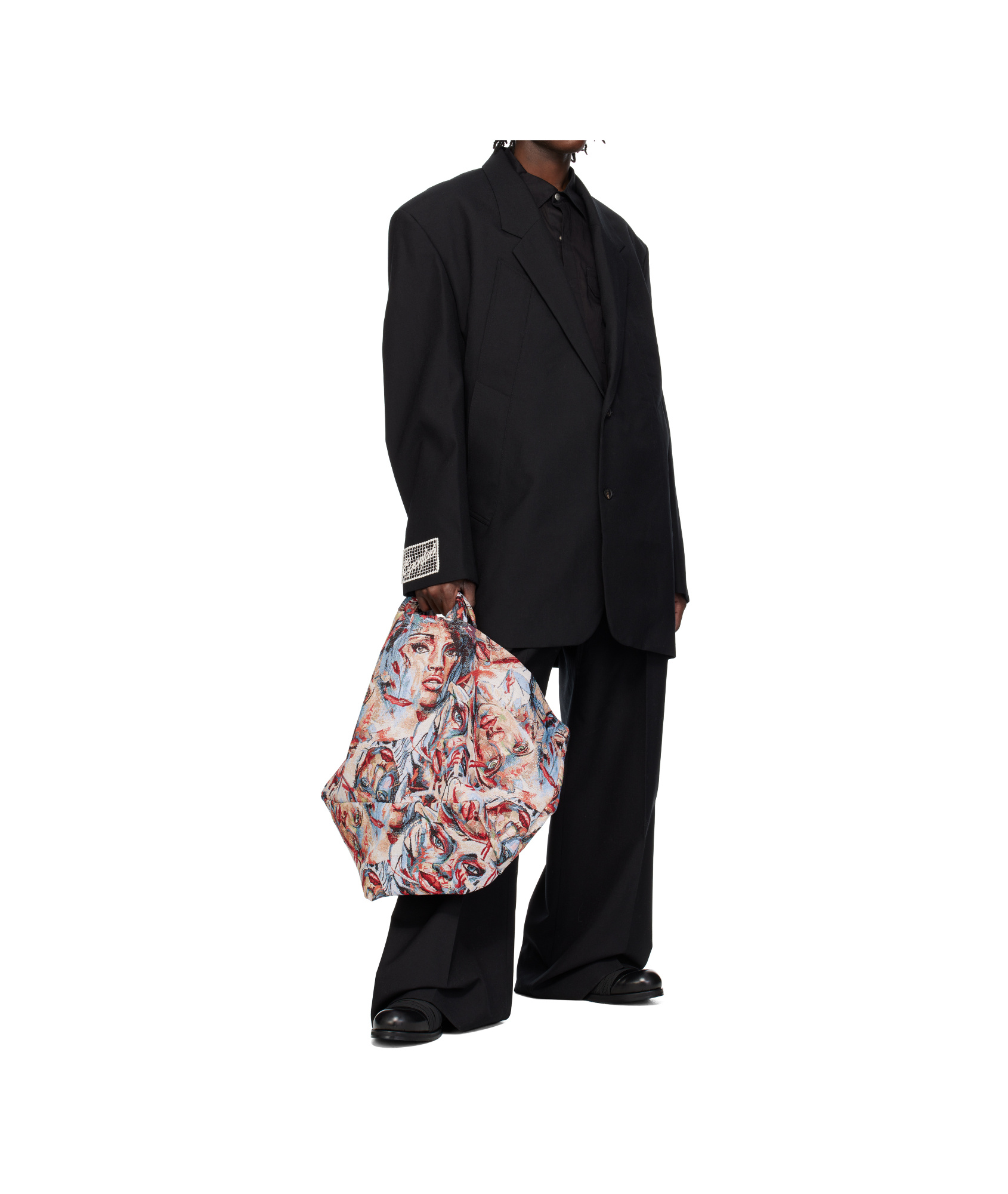 Egonlab Pleated Trousers In Black