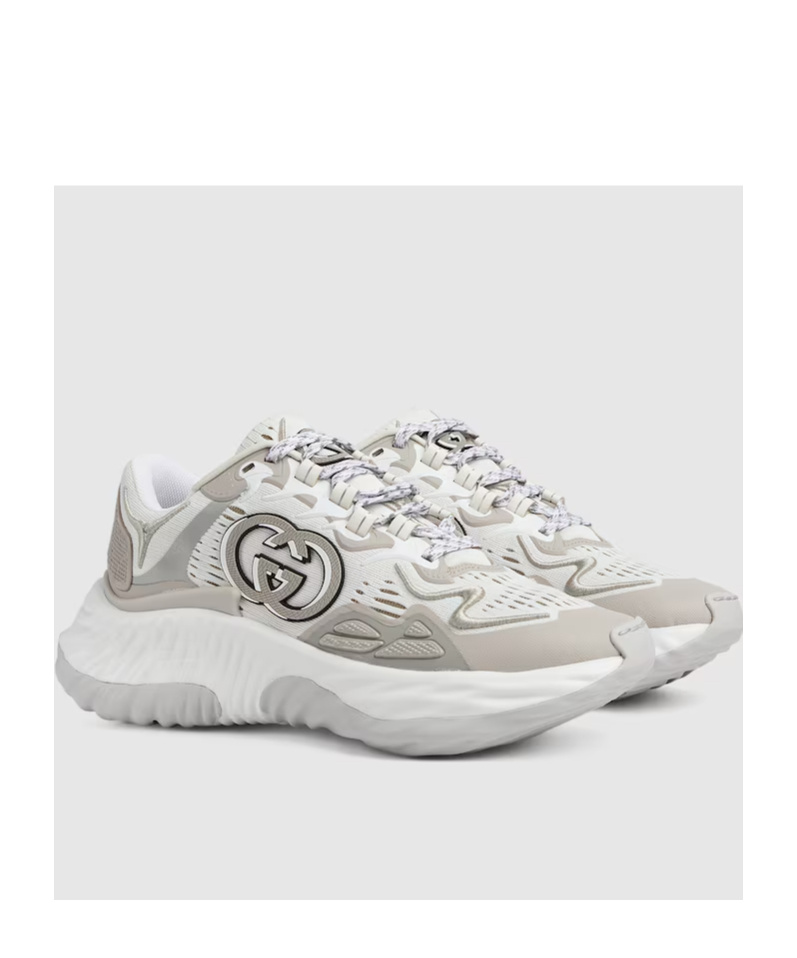 GUCCI GUCCI RIPPLE LACE-UP SNEAKERS
