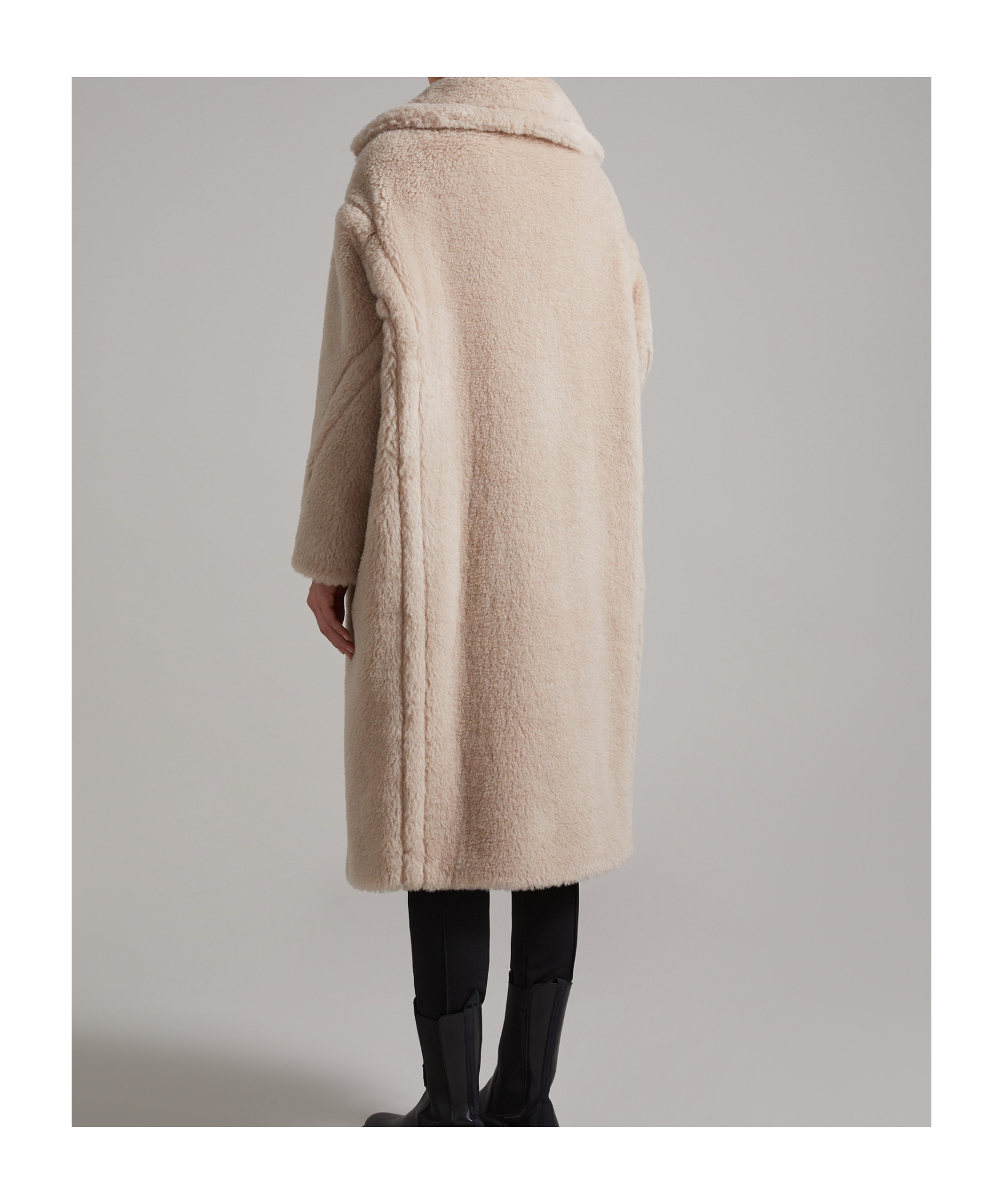 Max Mara Icon Teddy Bear Alpaca And Wool Coat