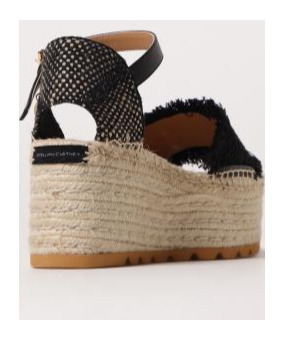 Stella Mccartney Round Toe High Heel Sandals In Brown