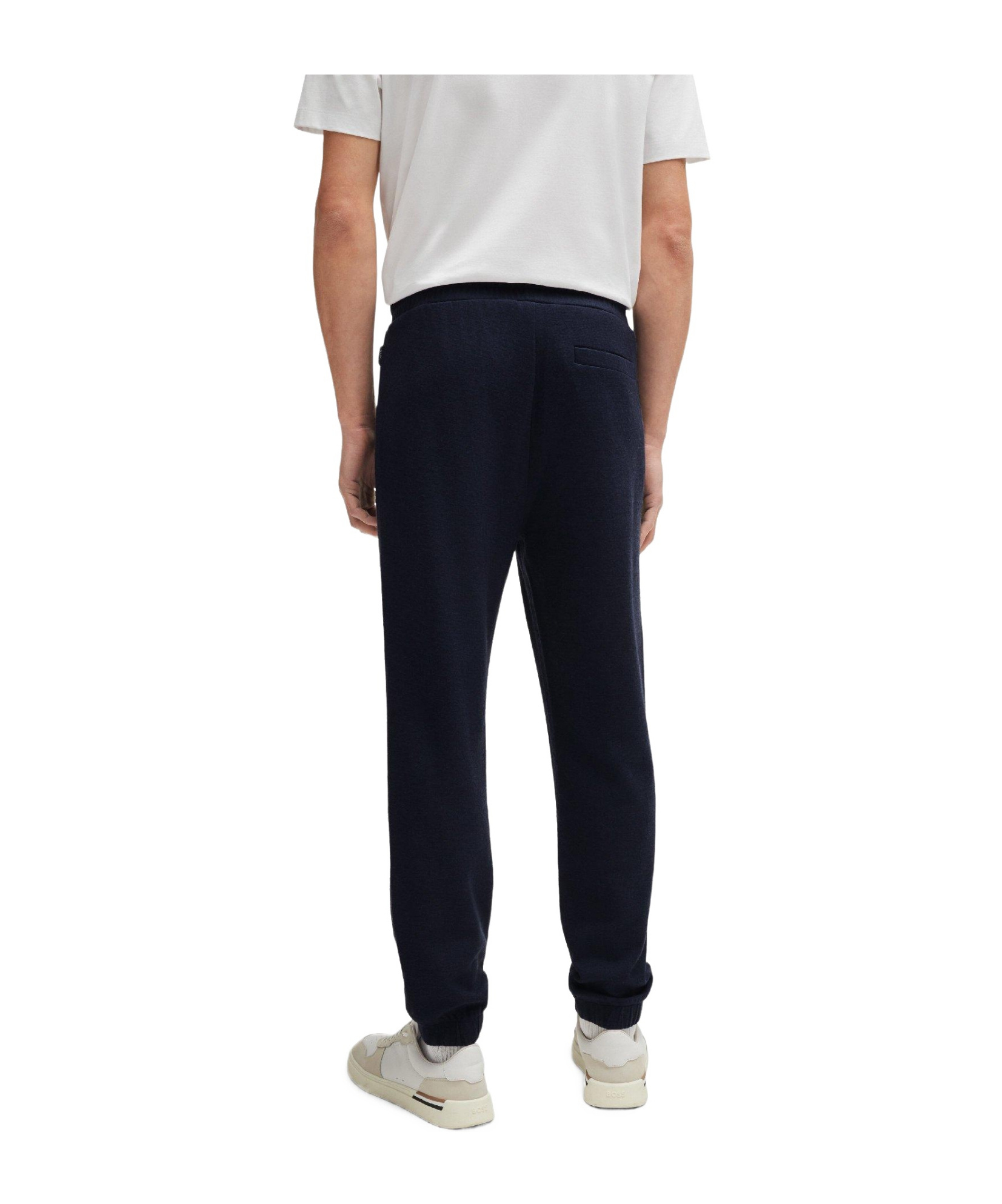 Hugo Boss Drawstring Jogger Trousers In Blue