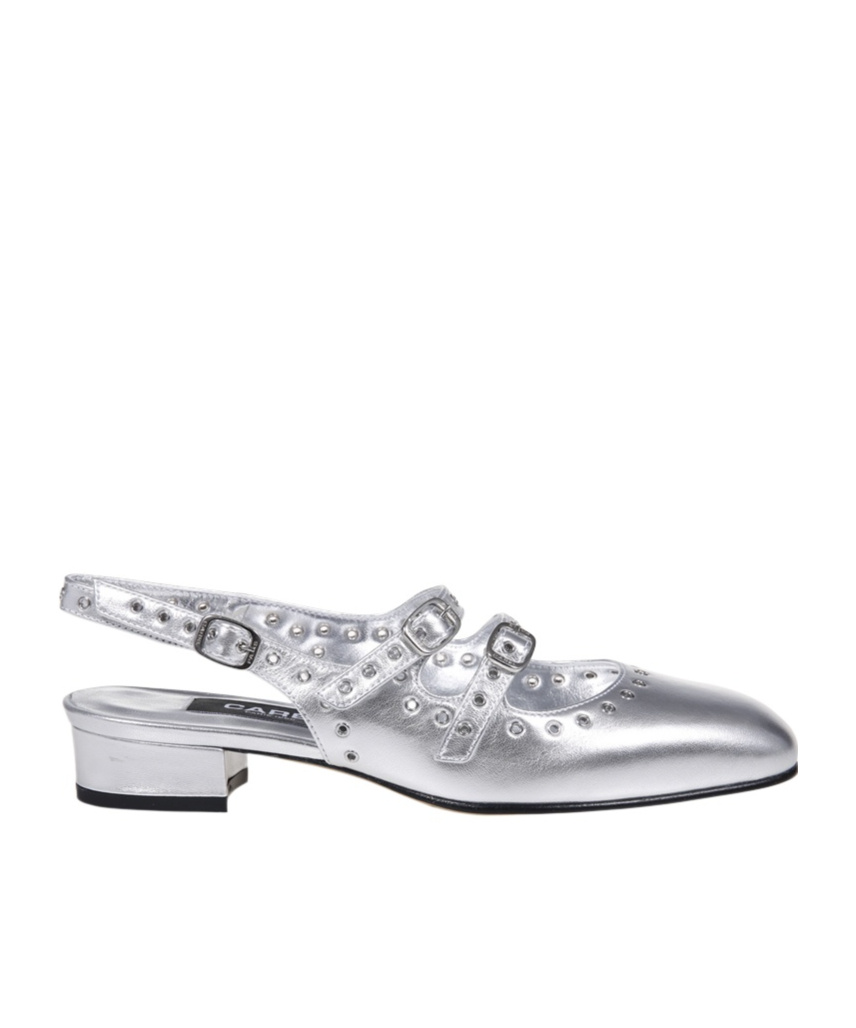 Shop Carel Paris Square-headed Sandals In Gray