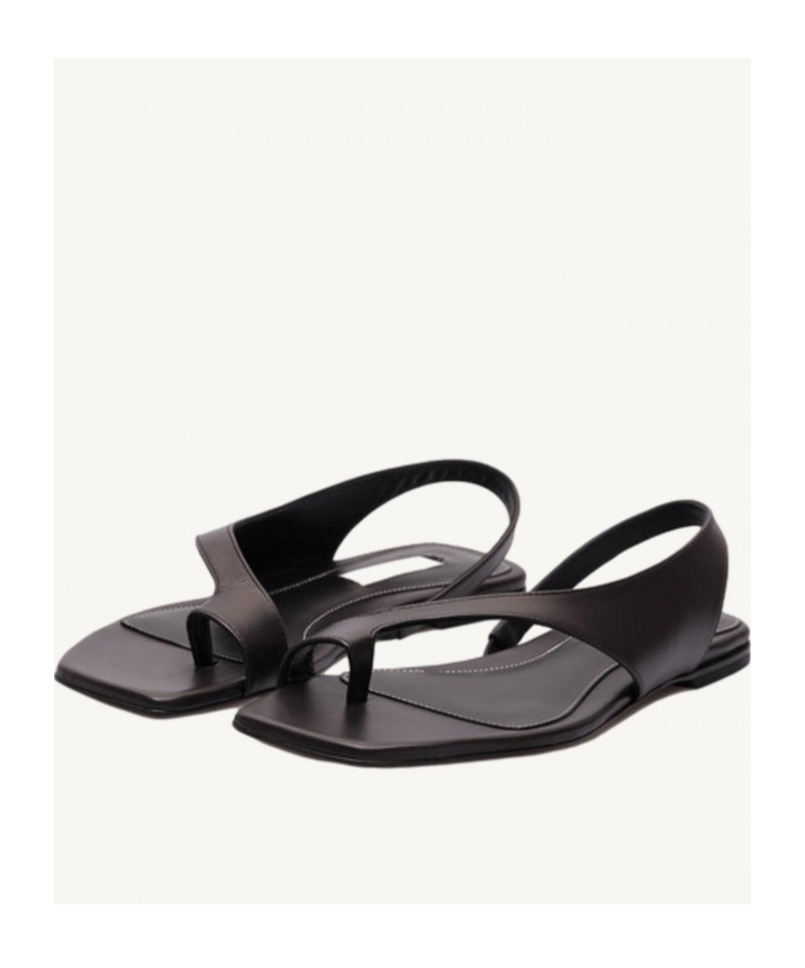 Totême Toteme Women Leather Sandals In Black