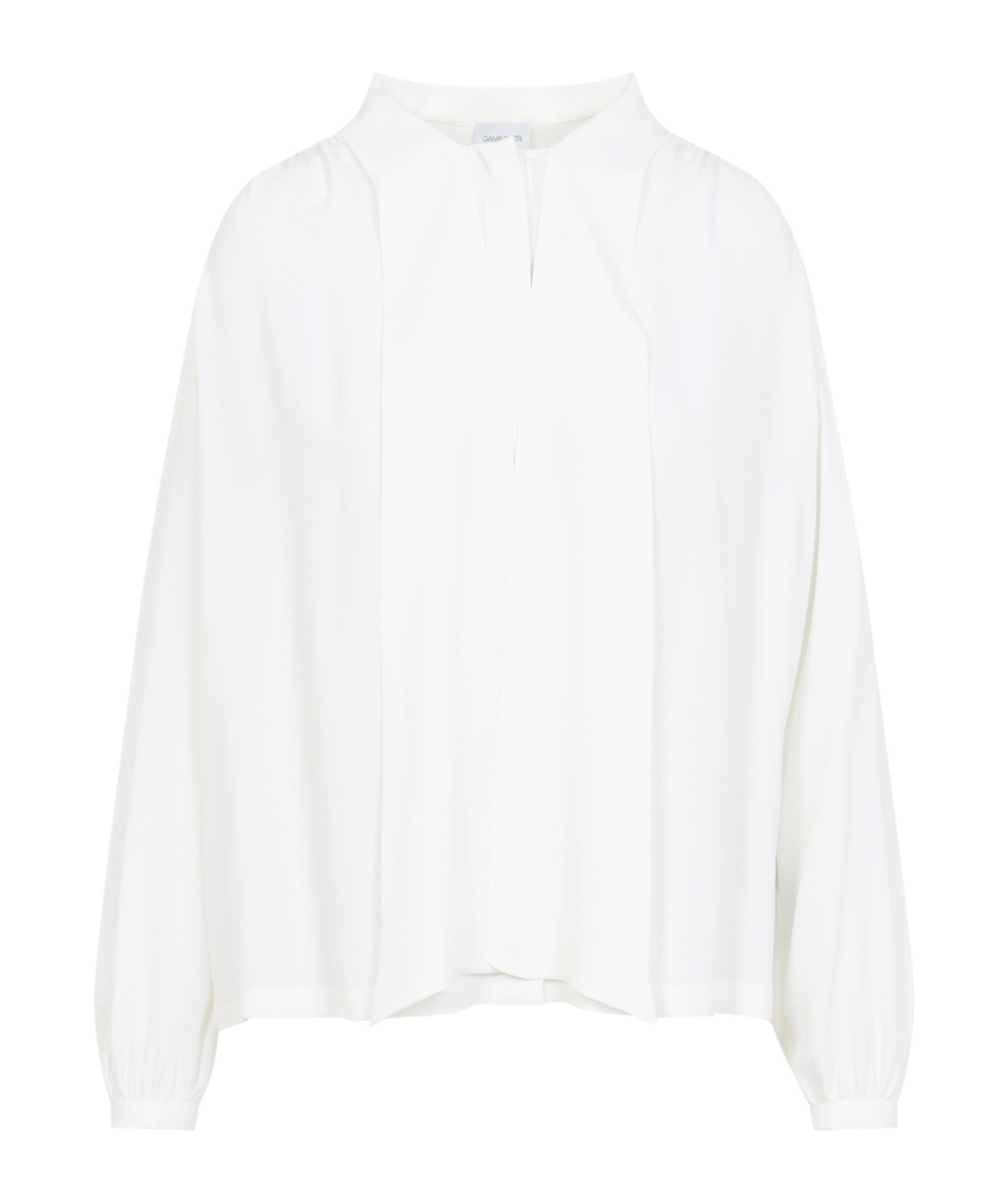 Giambattista Valli Long-sleeved Blouse In Silk Blend In White