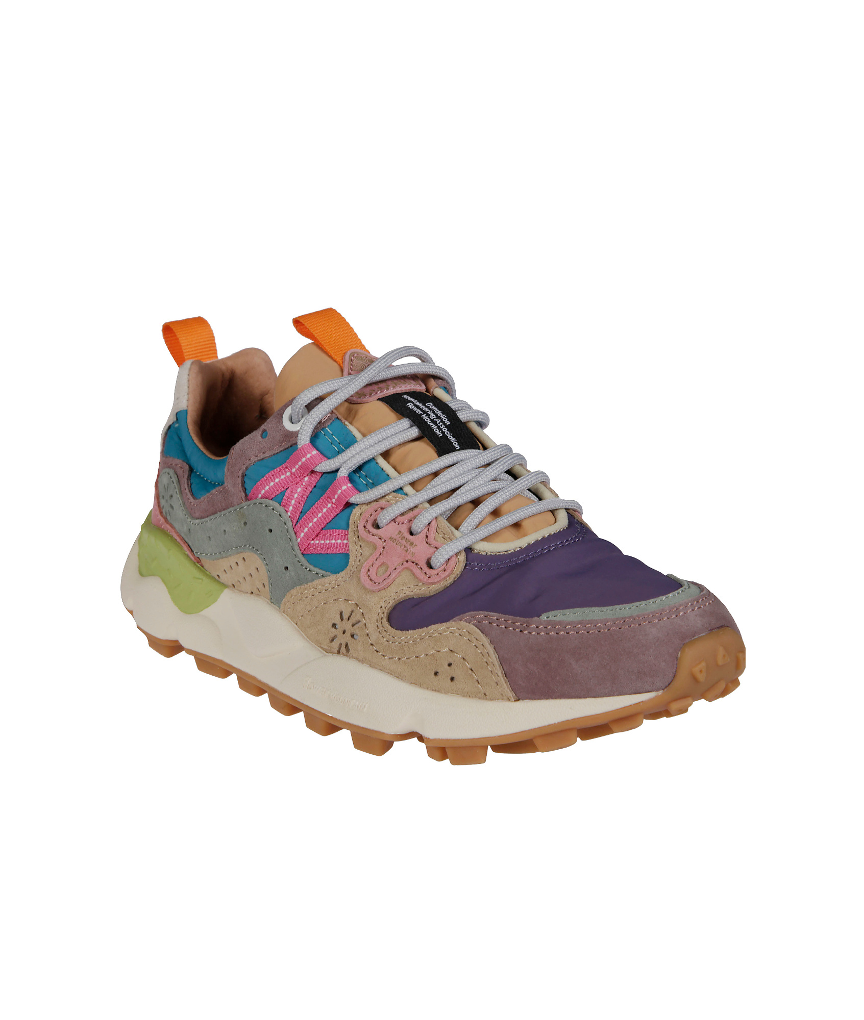 Flower Mountain Laced Sneakers In Multicolor