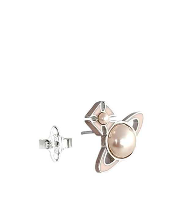 Vivienne Westwood Tillya Logo Earrings In Gold
