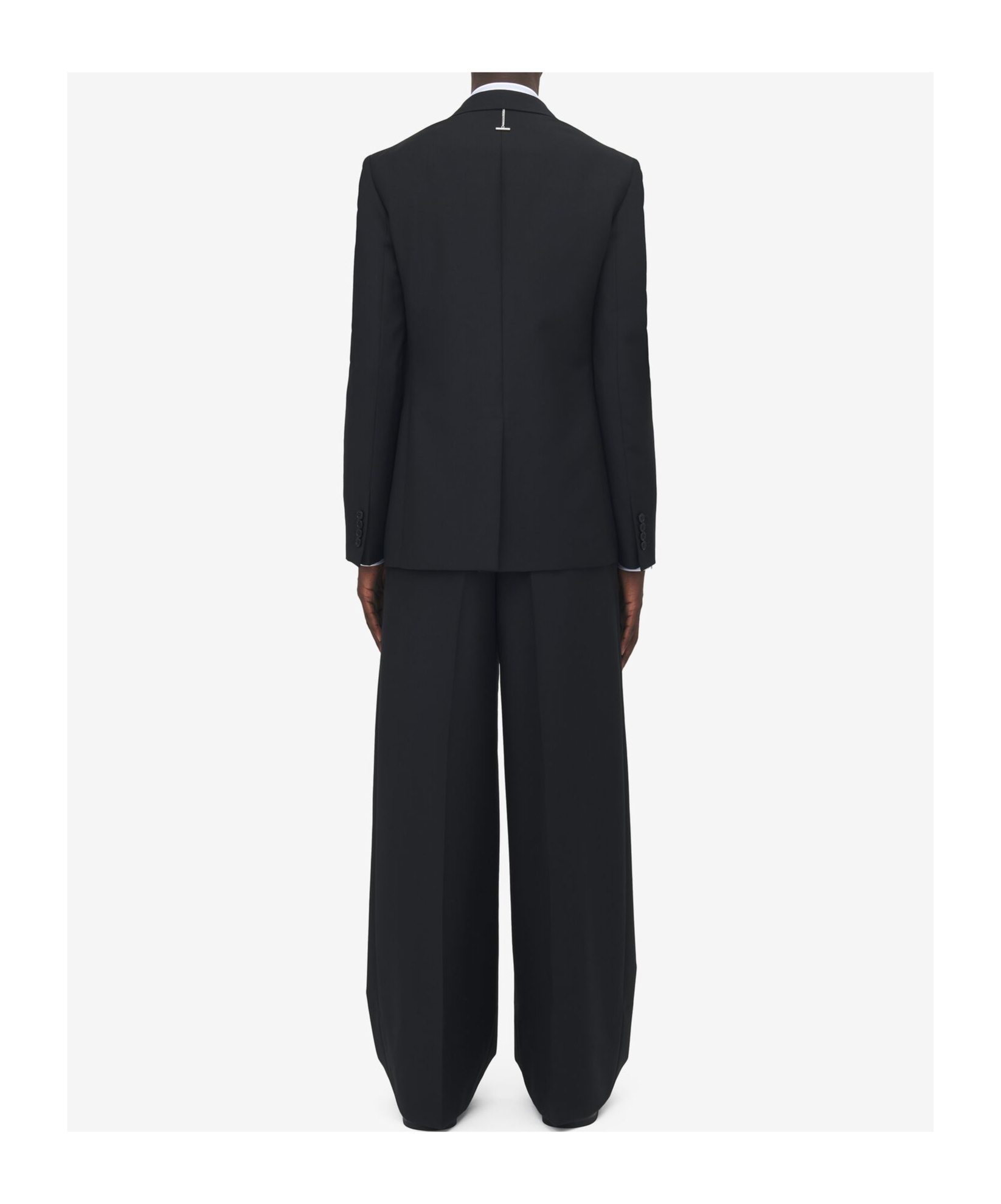 Alexander Mcqueen Single-breasted Wool Grain-de-poudre Suit Jacket In Black