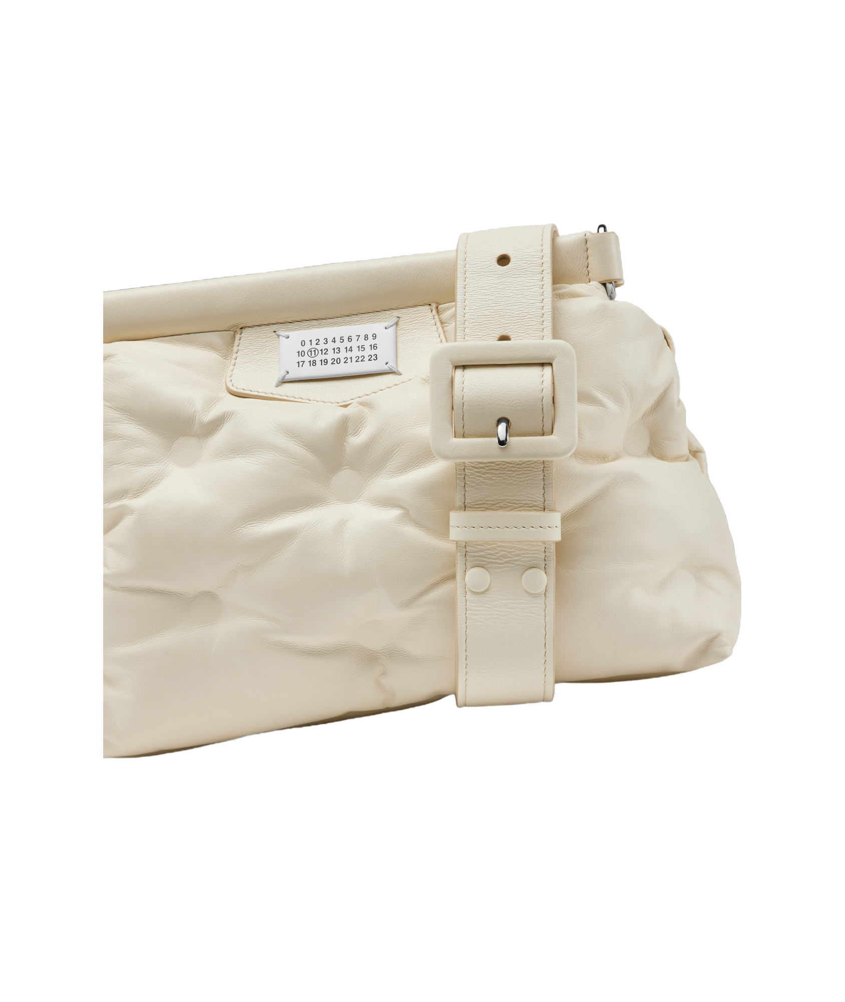 Maison Margiela Small Glam Slam Classique Shoulder Bag In Nude