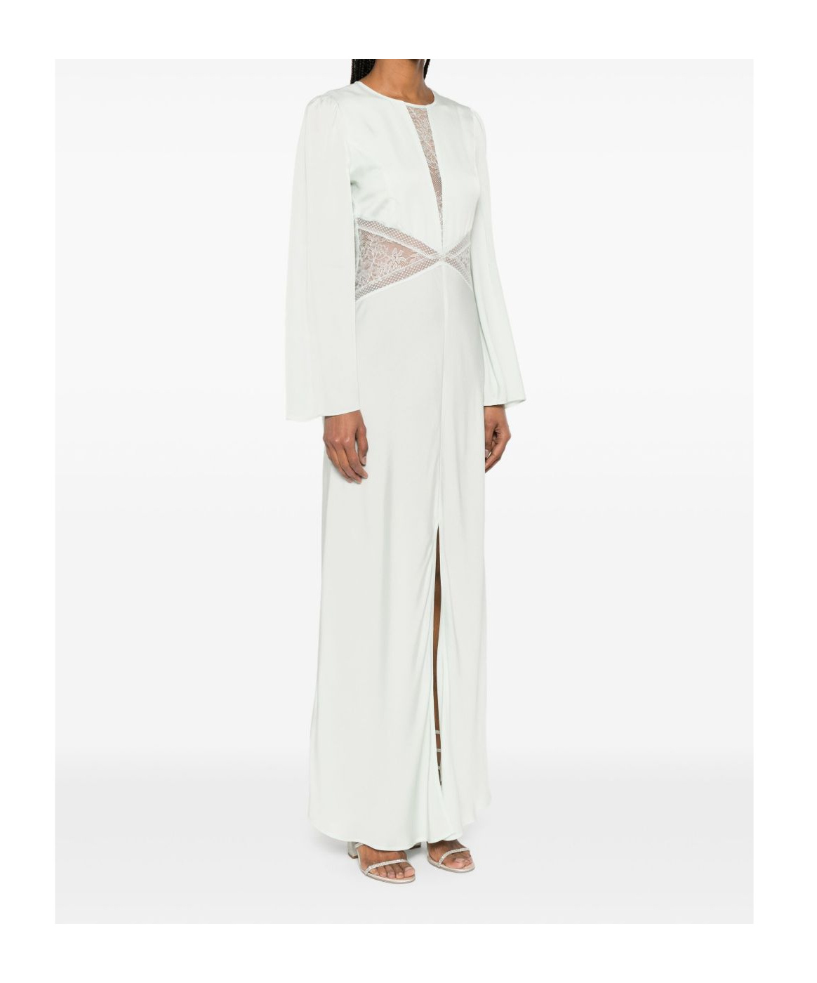 Shop Twinset Lace-panels Gown