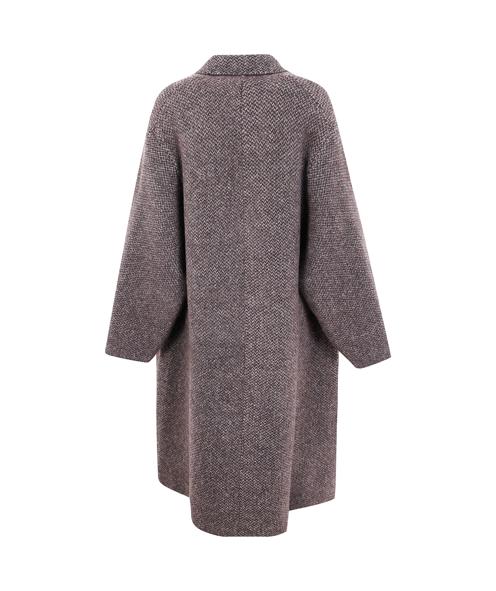 Boboutic Double Breasted Coat In Gray