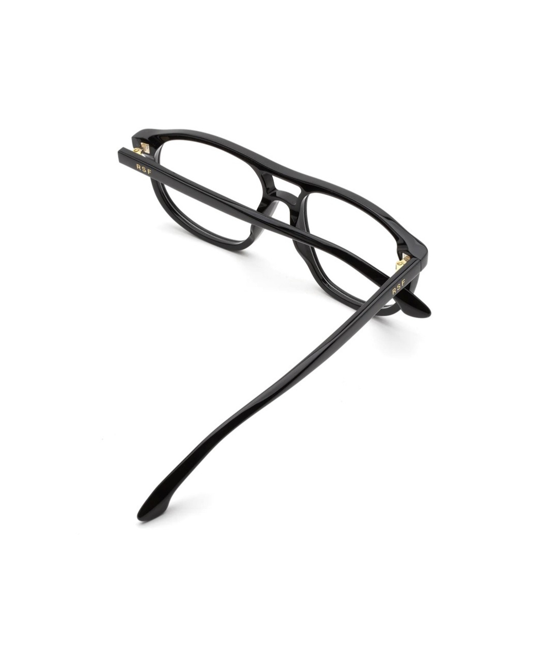 Retrosuperfuture Geometric Frame Plain Mirror In Black