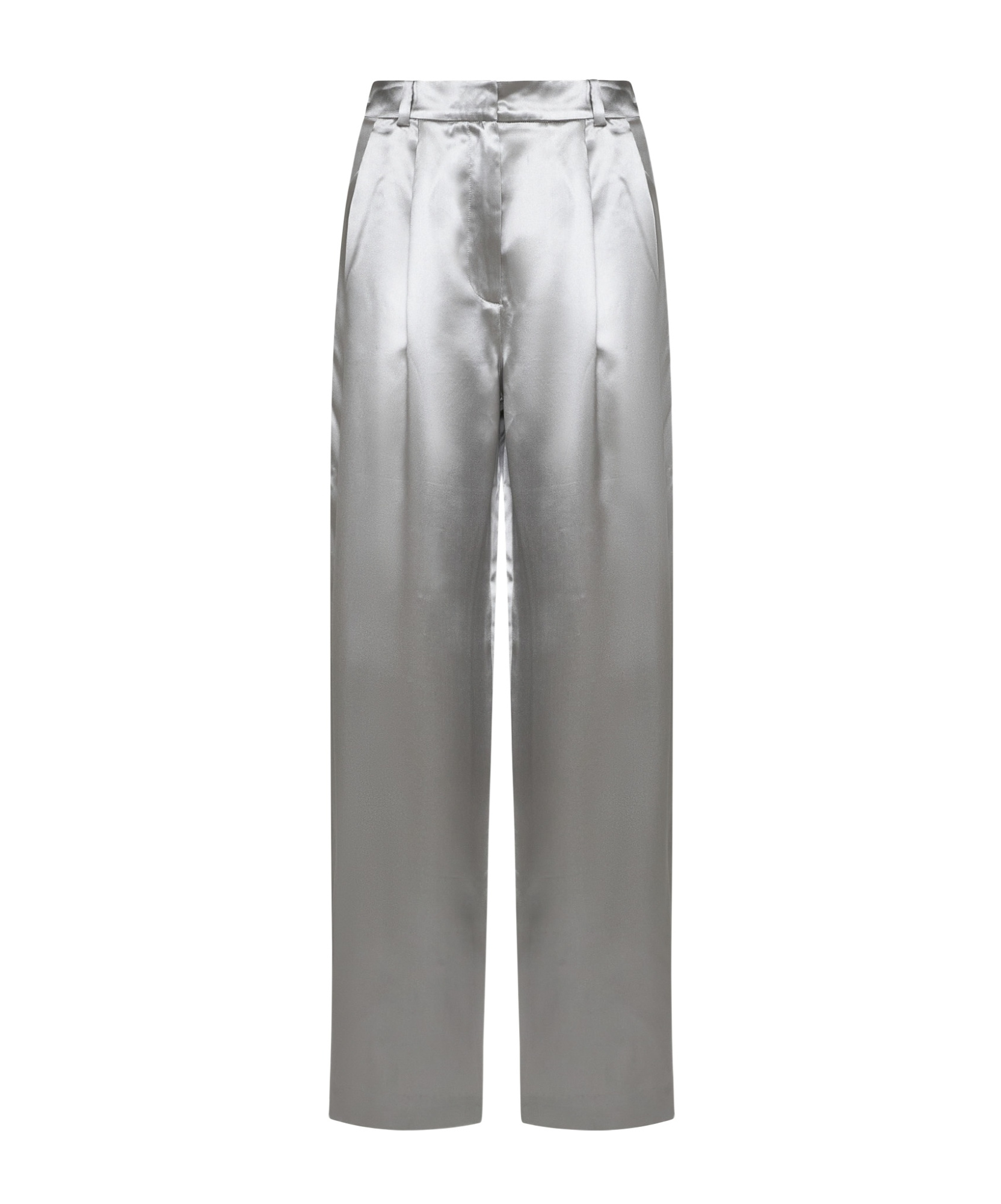 LOULOU STUDIO VIONE SILK-BLEND TROUSERS 