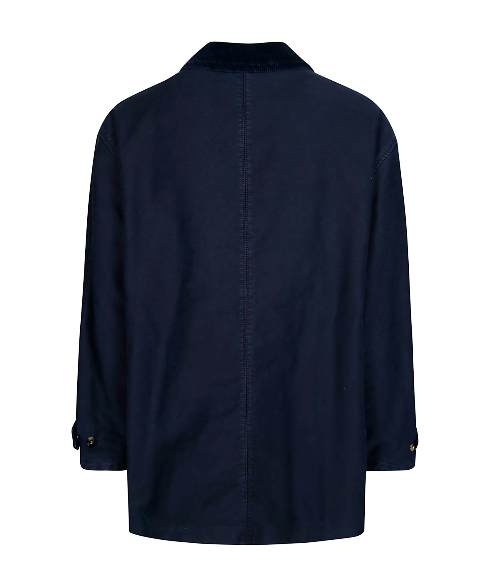 Marni Logo Patch Buttoned Coat In Black
