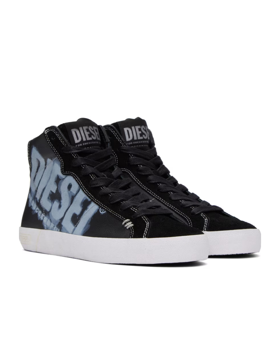 Diesel S-leroji Mid X Sneakers In Black
