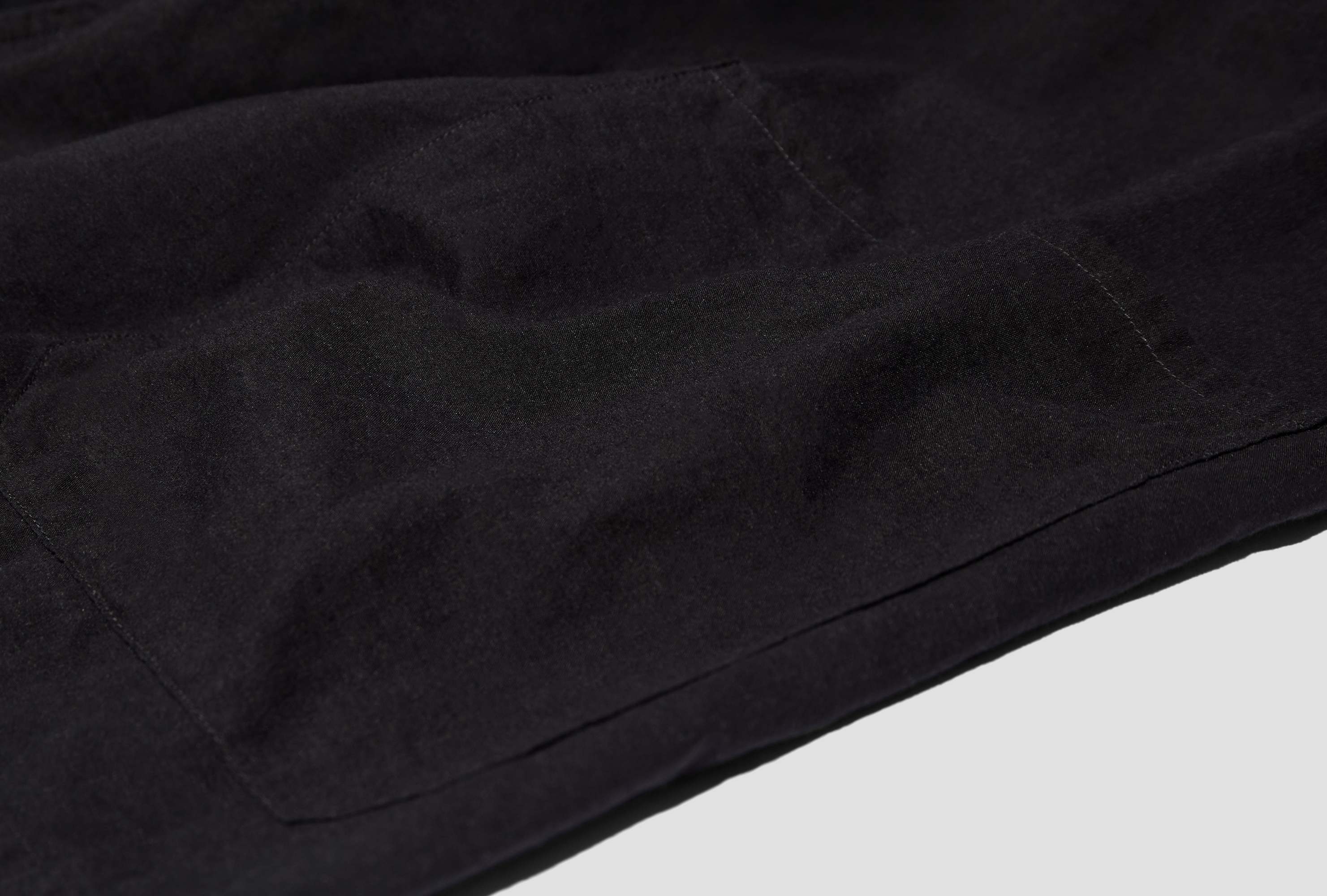 Comoli Long-sleeved Casual Jacket In Black
