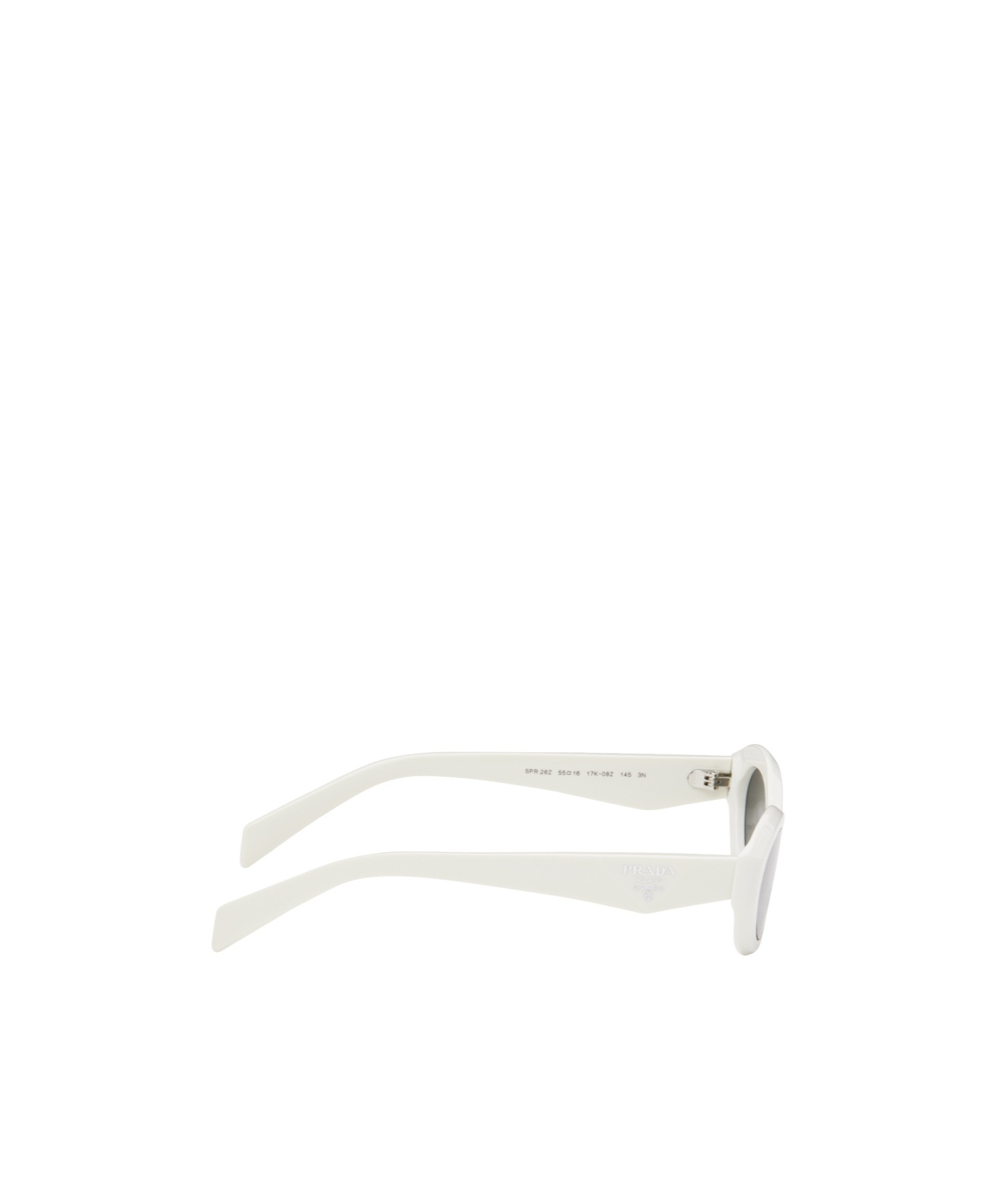 Prada Eyewear Oval-frame Sunglasses In White