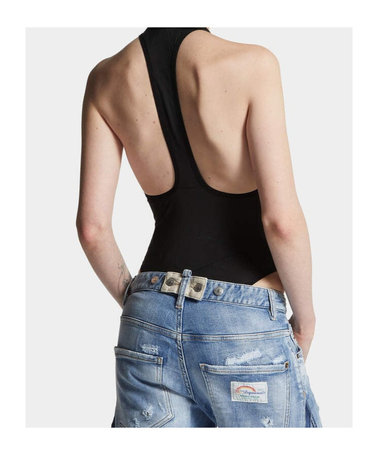 Dsquared2 Bettter X D2 Racer Bodysuit In Multi