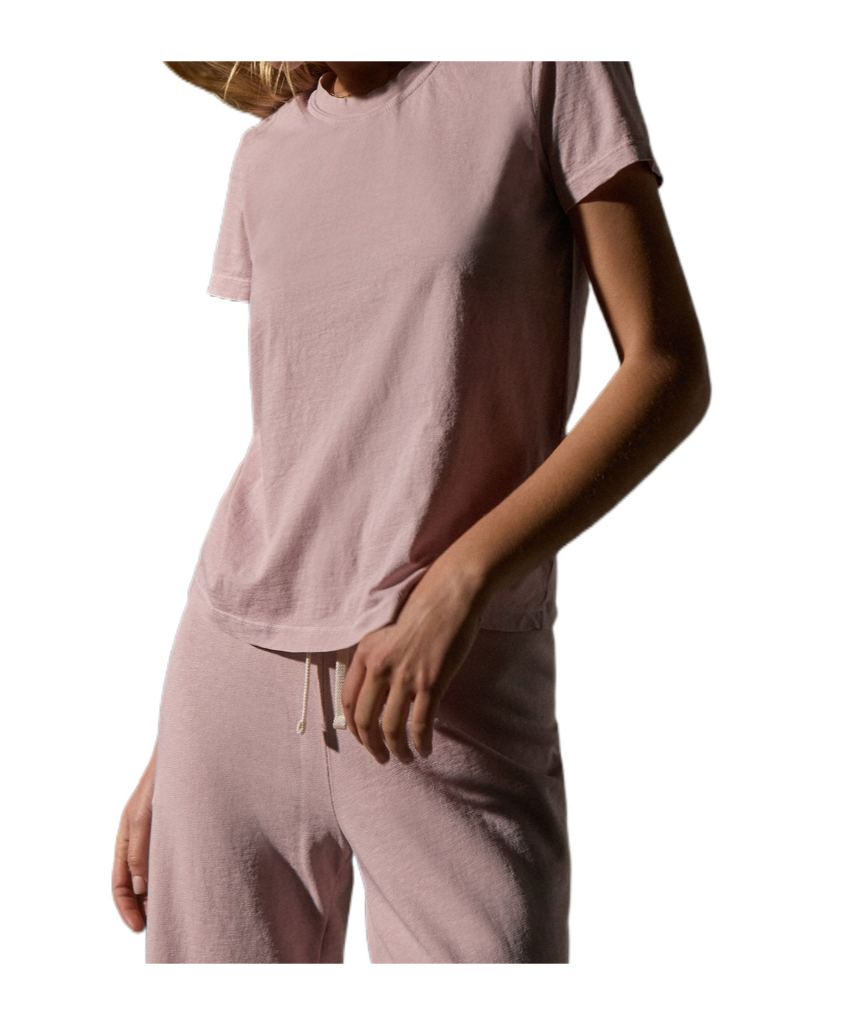 JAMES PERSE ROUND-NECK COTTON T-SHIRT