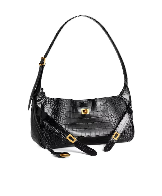 Balenciaga Women's Bel Air Shoulder Bag Small In Black In Black