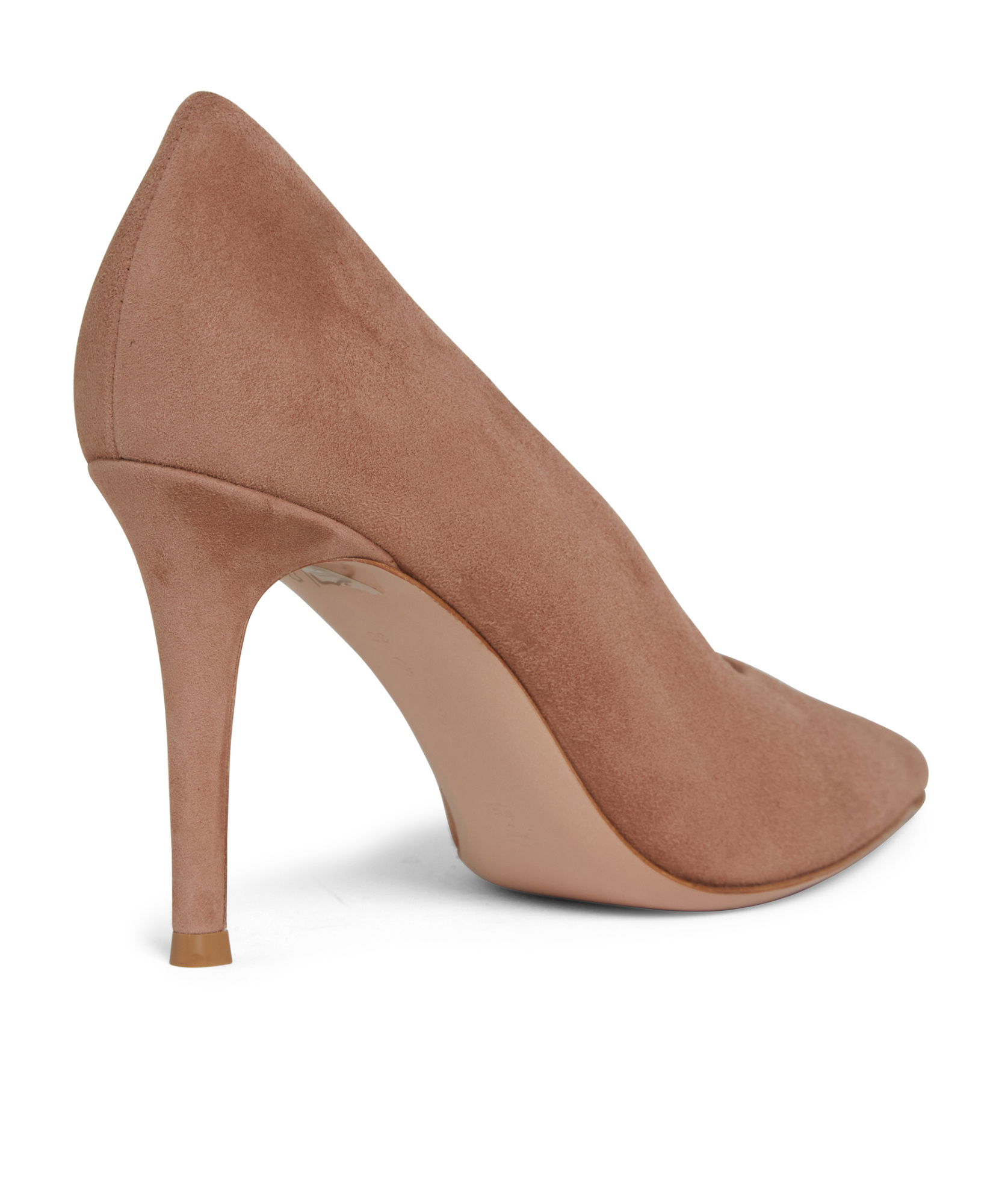 Gianvito Rossi Pointed-toe 85mm Leather Pumps In Brown