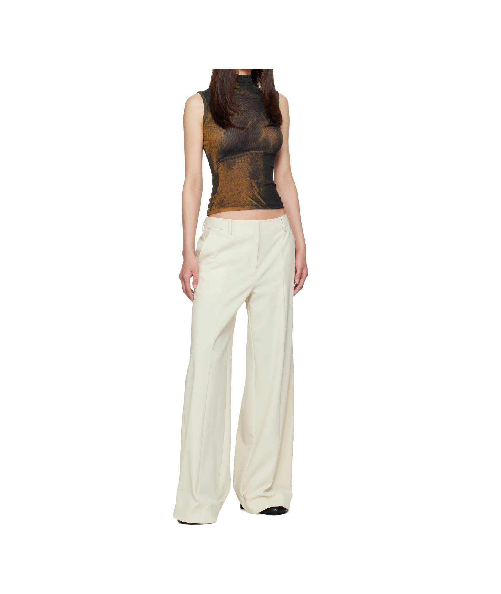 Jean Paul Gaultier Stretch Nylon Twill Trousers