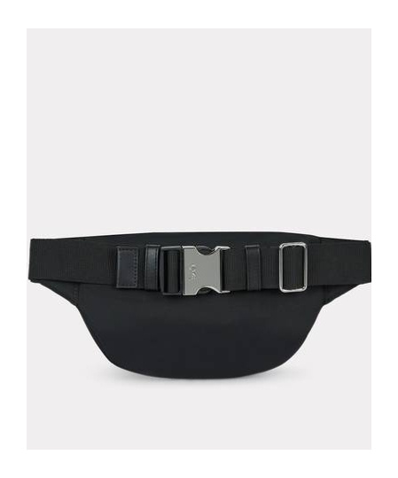 Kenzo Versatile Belt Bag Adjustable Strap Front Pocket In Black