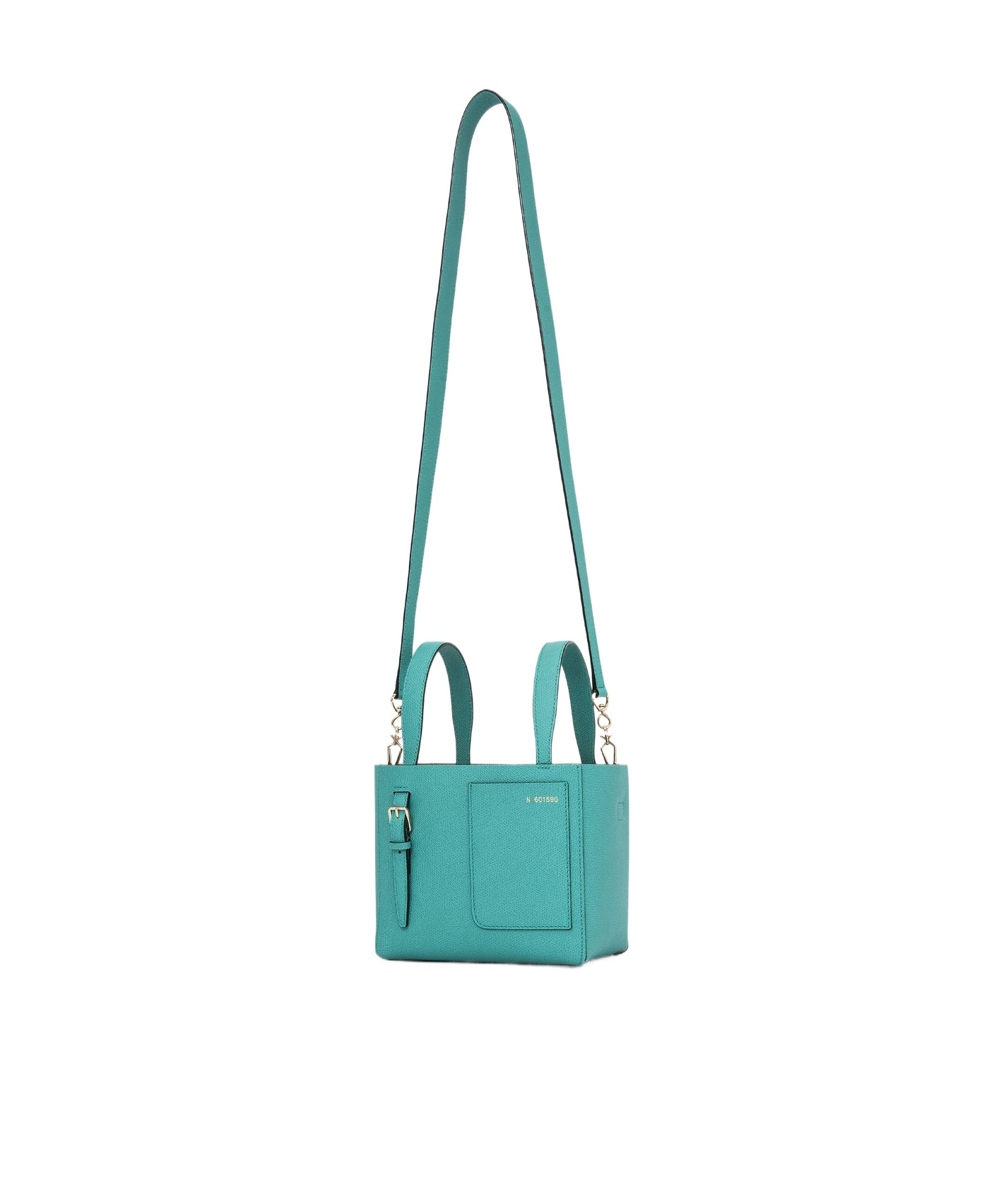 Valextra Double Hand Shoulder Bag In Blue