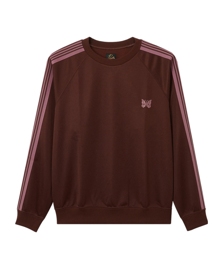 Needles Logo-embroidered Sweatshirt In Brown