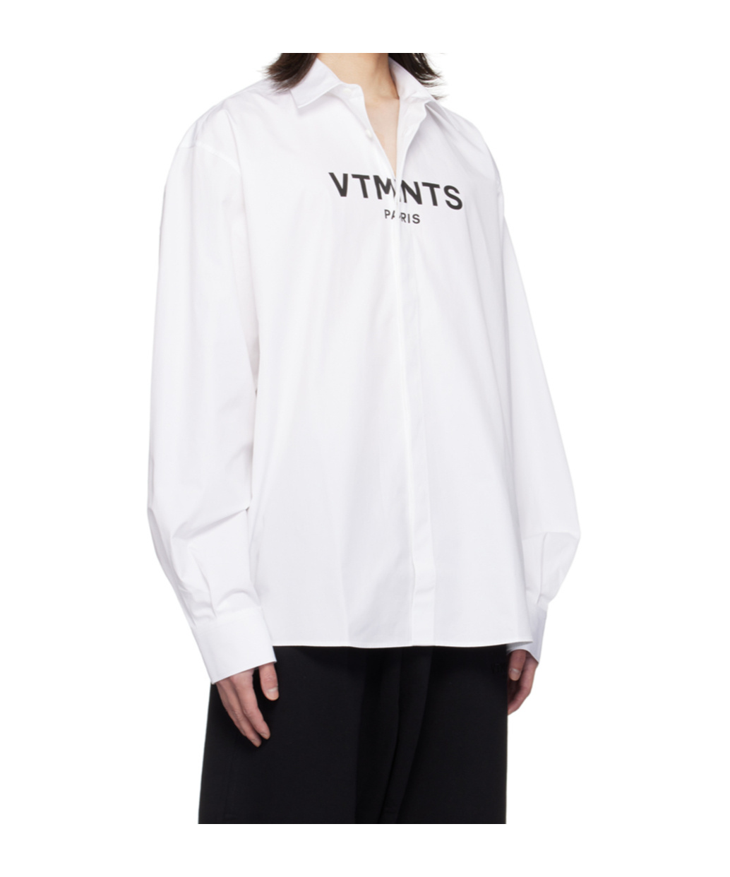 VTMNTS LOGO-PRINT SHIRT