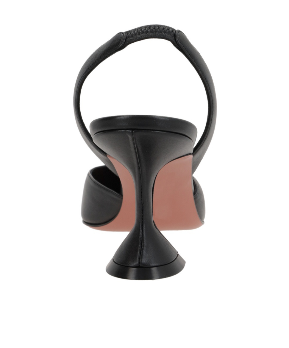 Amina Muaddi Holli High-heeled Sandals In Black