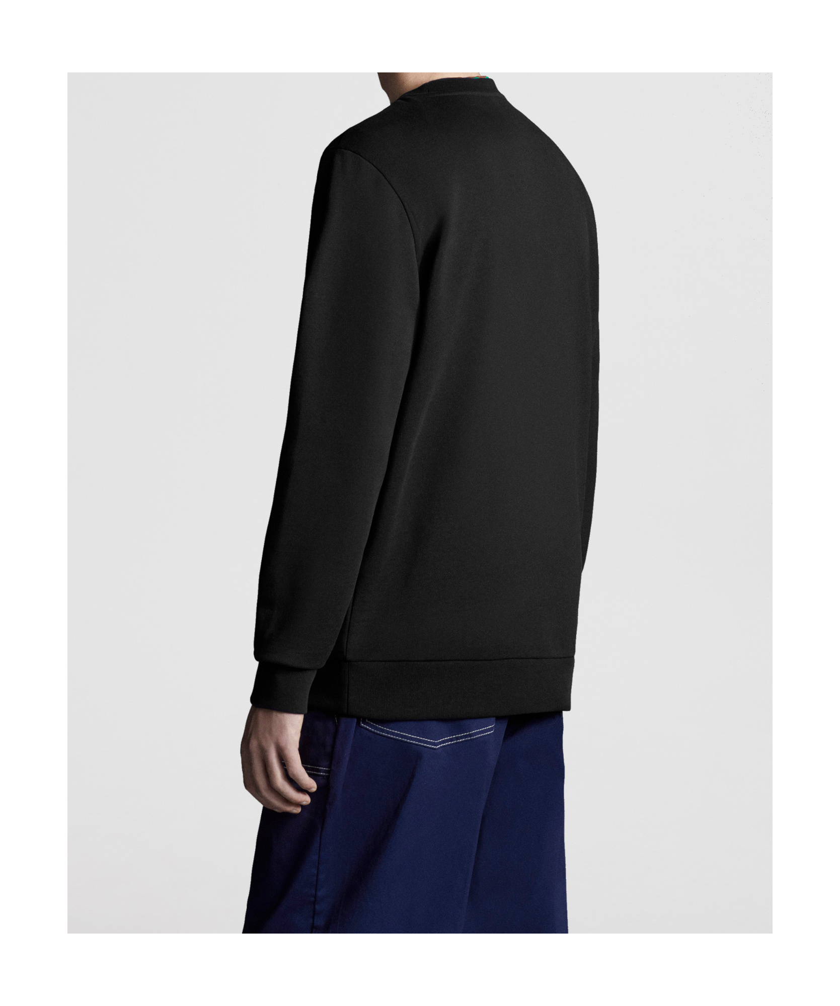 MONCLER LOGO PATCH COTTON SWEATSHIRT