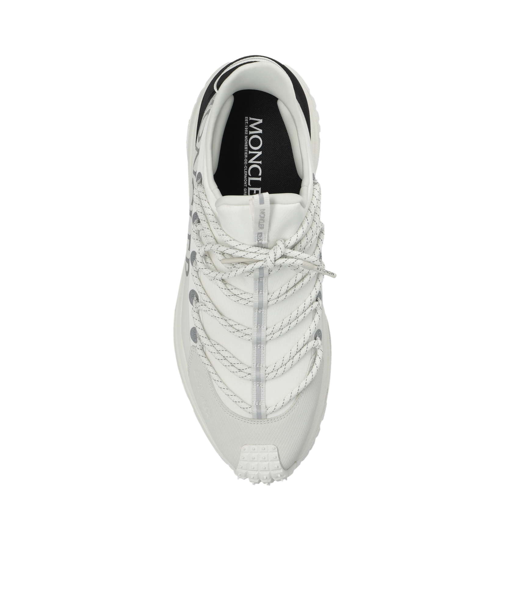 Moncler Rugged Design With Jagged Sole In White