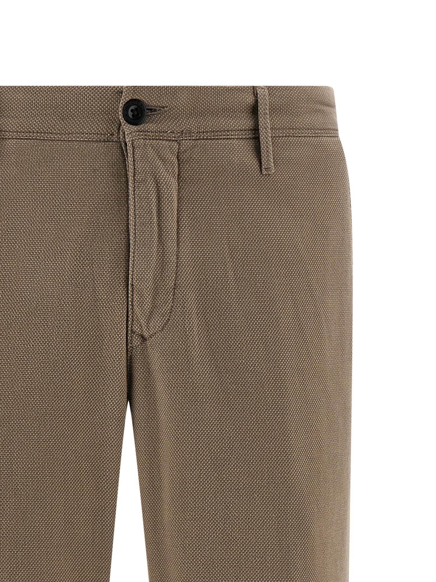 Incotex Honeycomb Slim-fit Pants In Brown