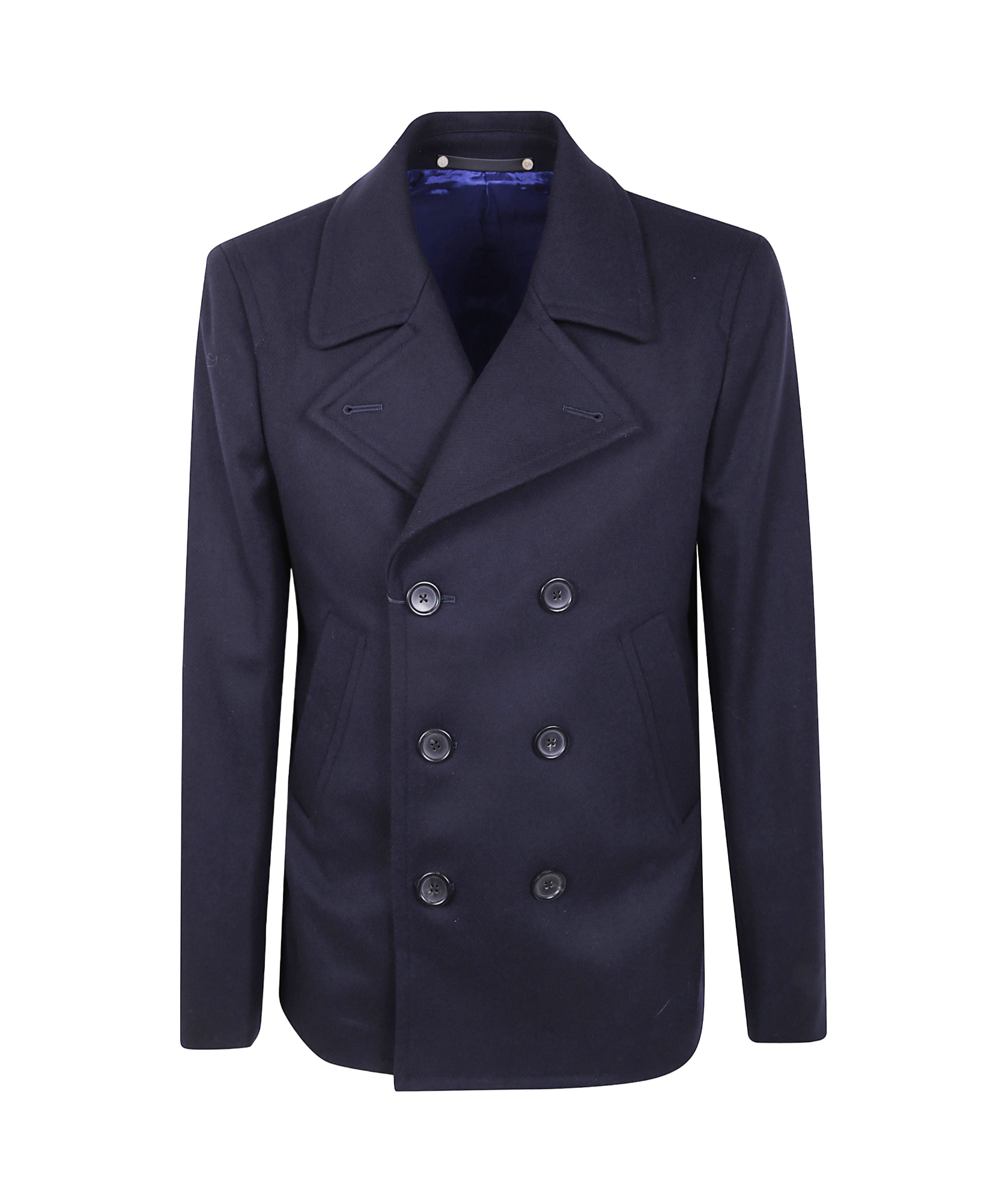 Paul Smith Three-button Wool-blend Coat In Blue