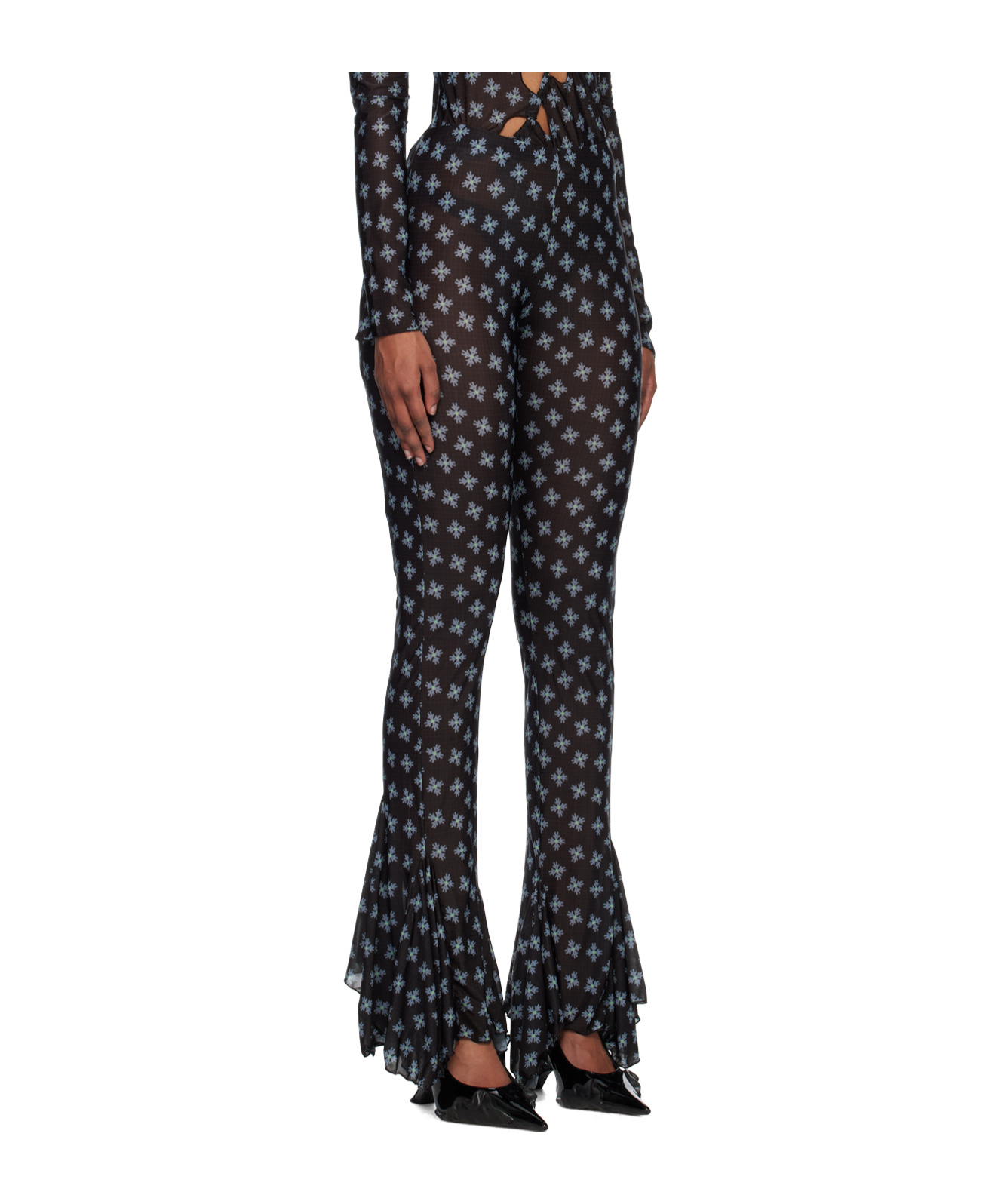 Avavav Ssense Exclusive Black Martha Trousers In Black