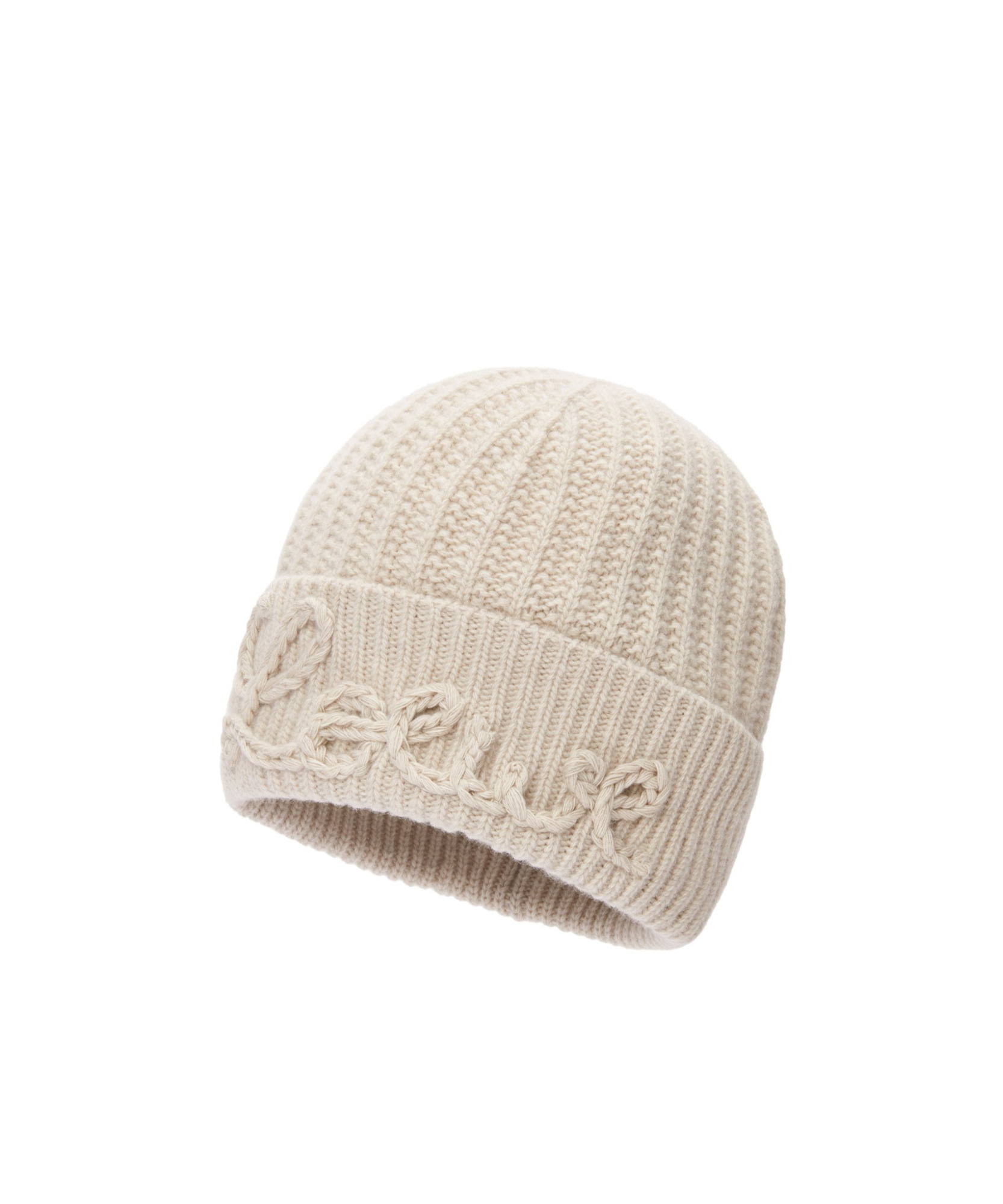Loewe Wool Hat In Nude