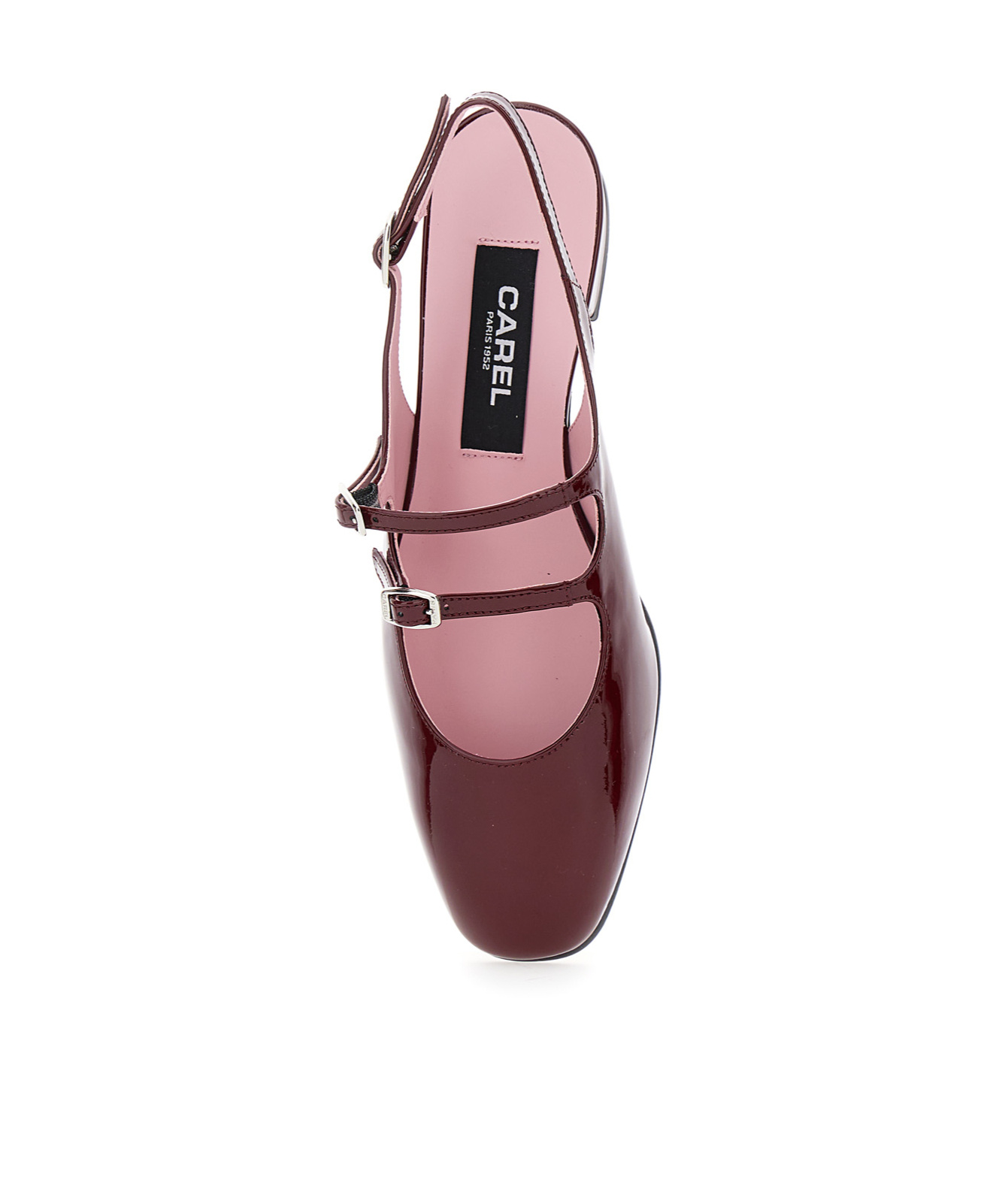 Carel Paris 'peche' Bordeaux Mary Jane Pumps In Burgundy