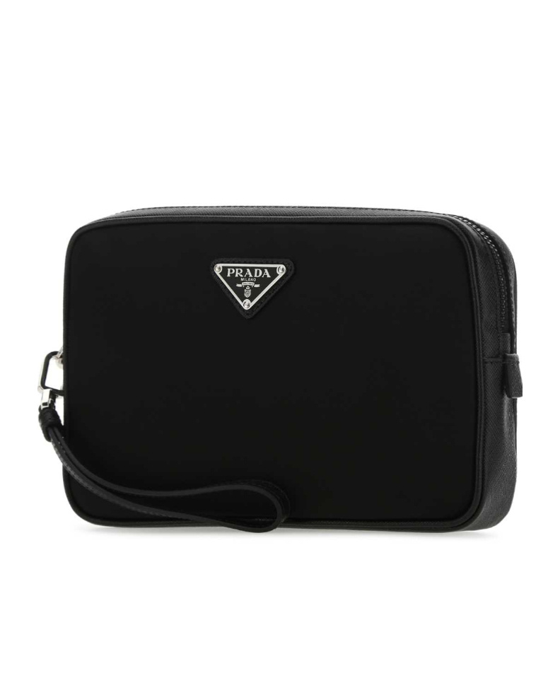 Prada Necessaire Re-nylon In Black