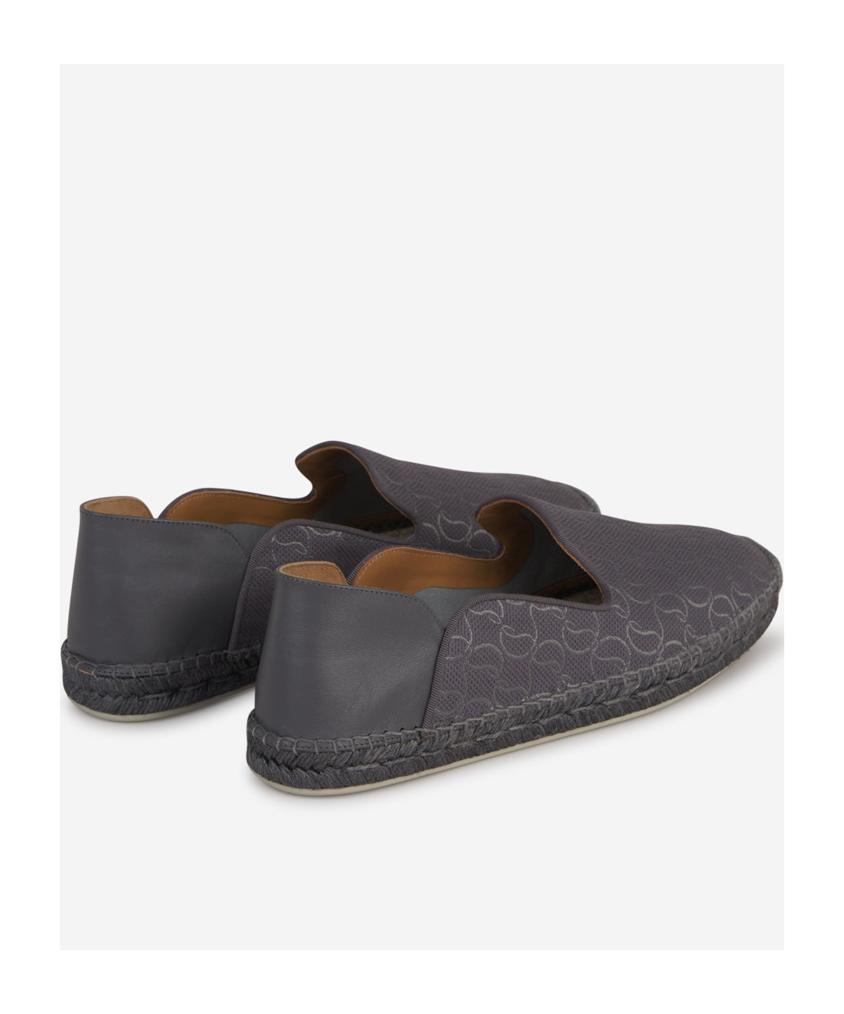Christian Louboutin Collapsible-heel Croc-effect Leather-trimmed Suede Espadrilles In Black